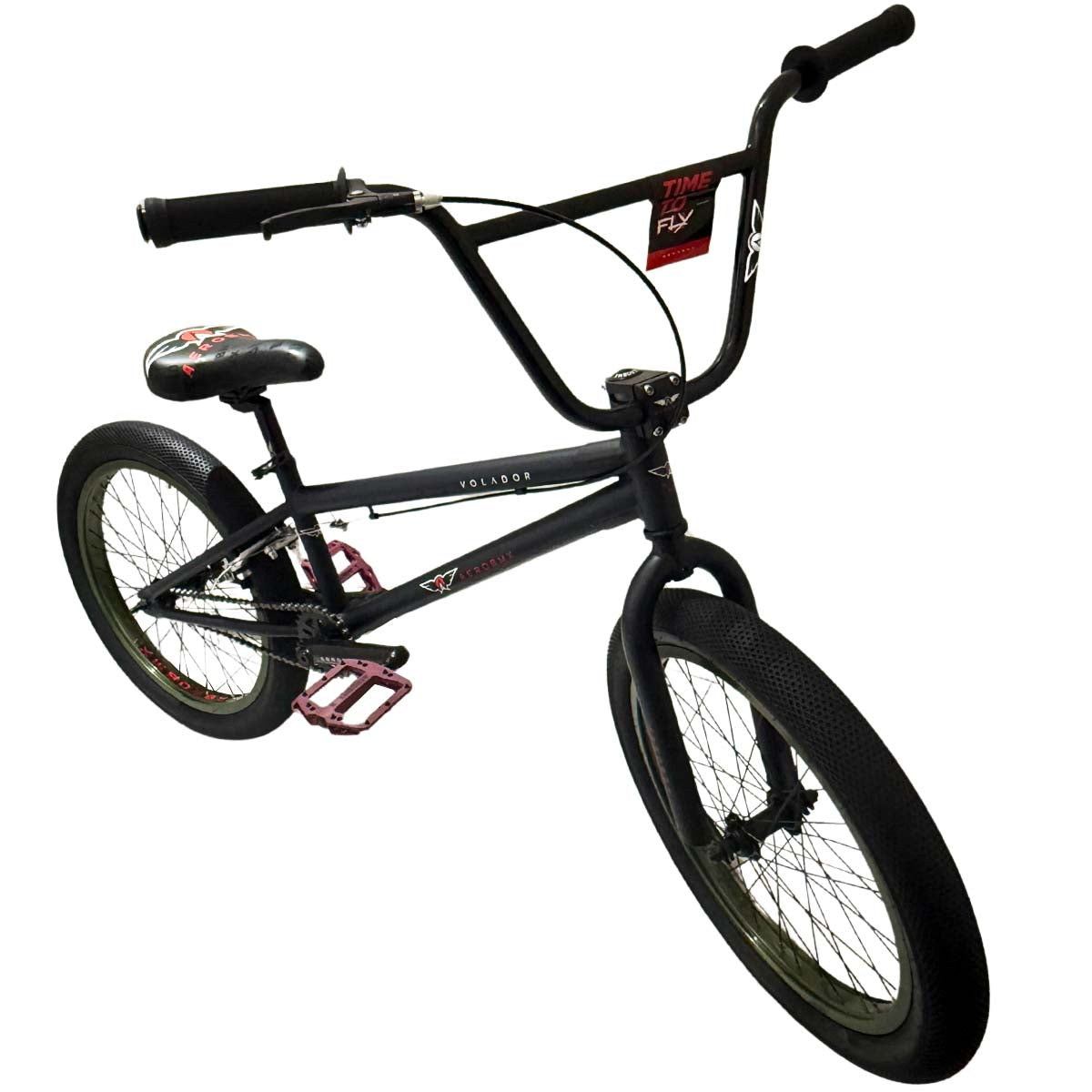 Bicicleta Bmx Aerobmx R20 Centro Mid Volador Negra