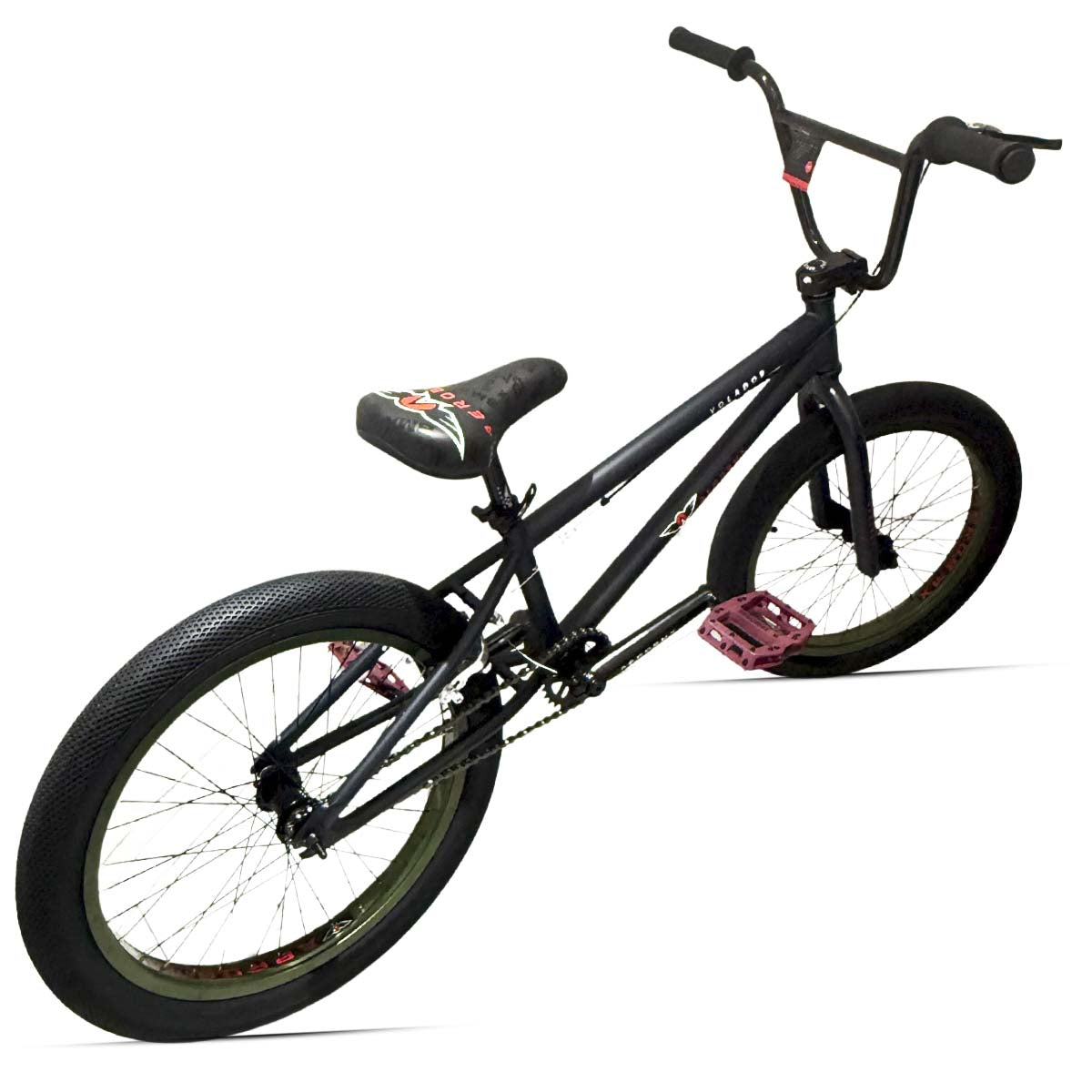 Bicicleta Bmx Aerobmx R20 Centro Mid Volador Negra