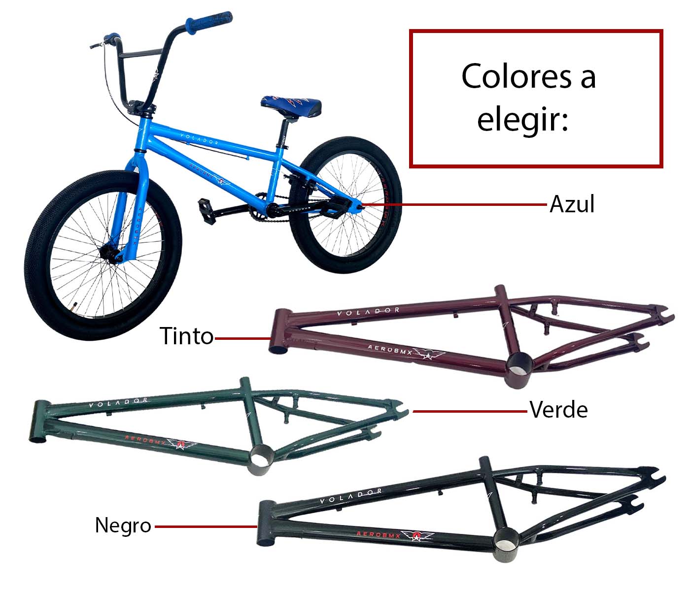 Bicicleta Bmx Aerobmx R20 Volador centro Americano Verde