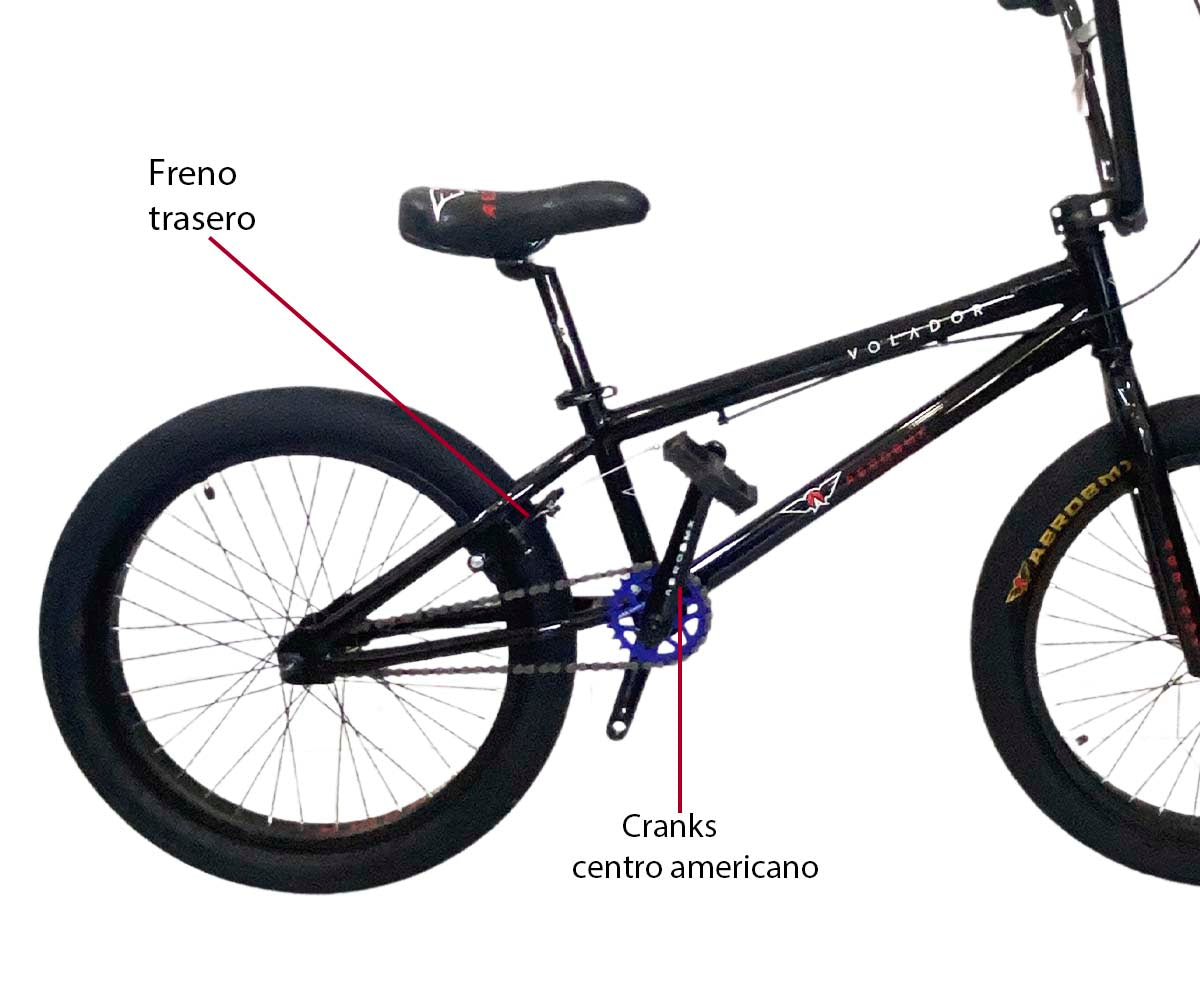 Bicicleta Bmx Aerobmx R20 Volador centro Americano Verde