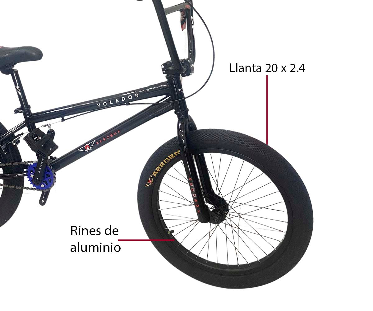 Bicicleta Bmx Aerobmx R20 Volador centro Americano Verde