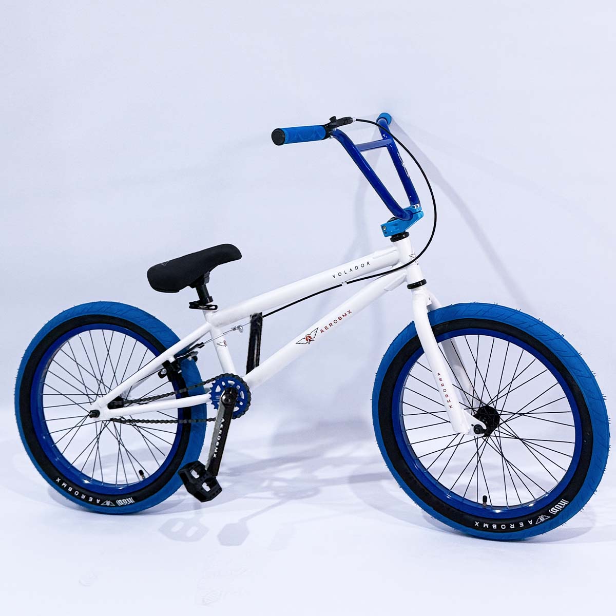 Bicicleta Bmx Aerobmx R20 Centro Mid Volador color blanco-azul