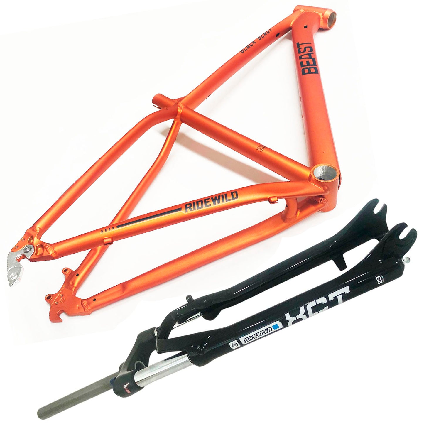 Cuadro Mtb 29 Bicicleta de Aluminio Beast y horquilla Sr suntour Xct