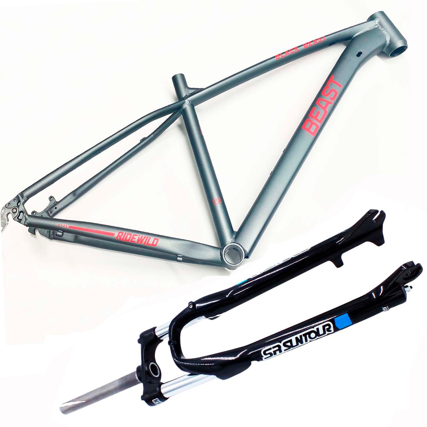 Cuadro Mtb R29 para Bicicleta de Aluminio Beast y horquilla Sr Suntour Xce