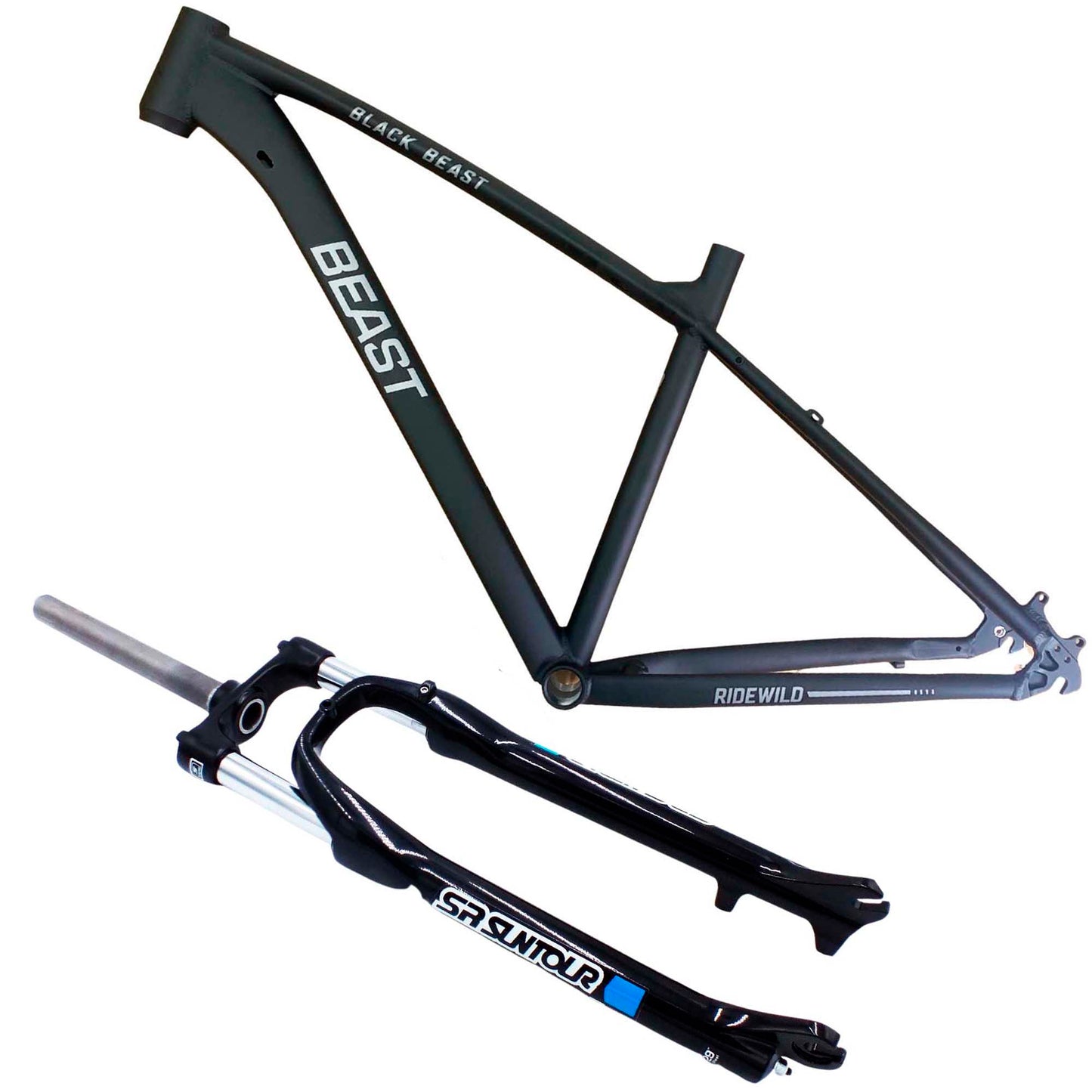 Cuadro 27.5 para Bicicleta de Montaña de Aluminio Beast Mtb y Tijera Sr Suntour Xce