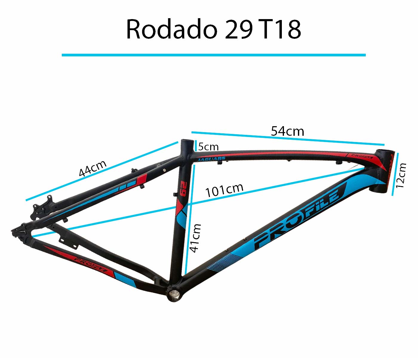 Cuadro Mtb 29 Bicicleta Montaña Aluminio Profile Jaguars