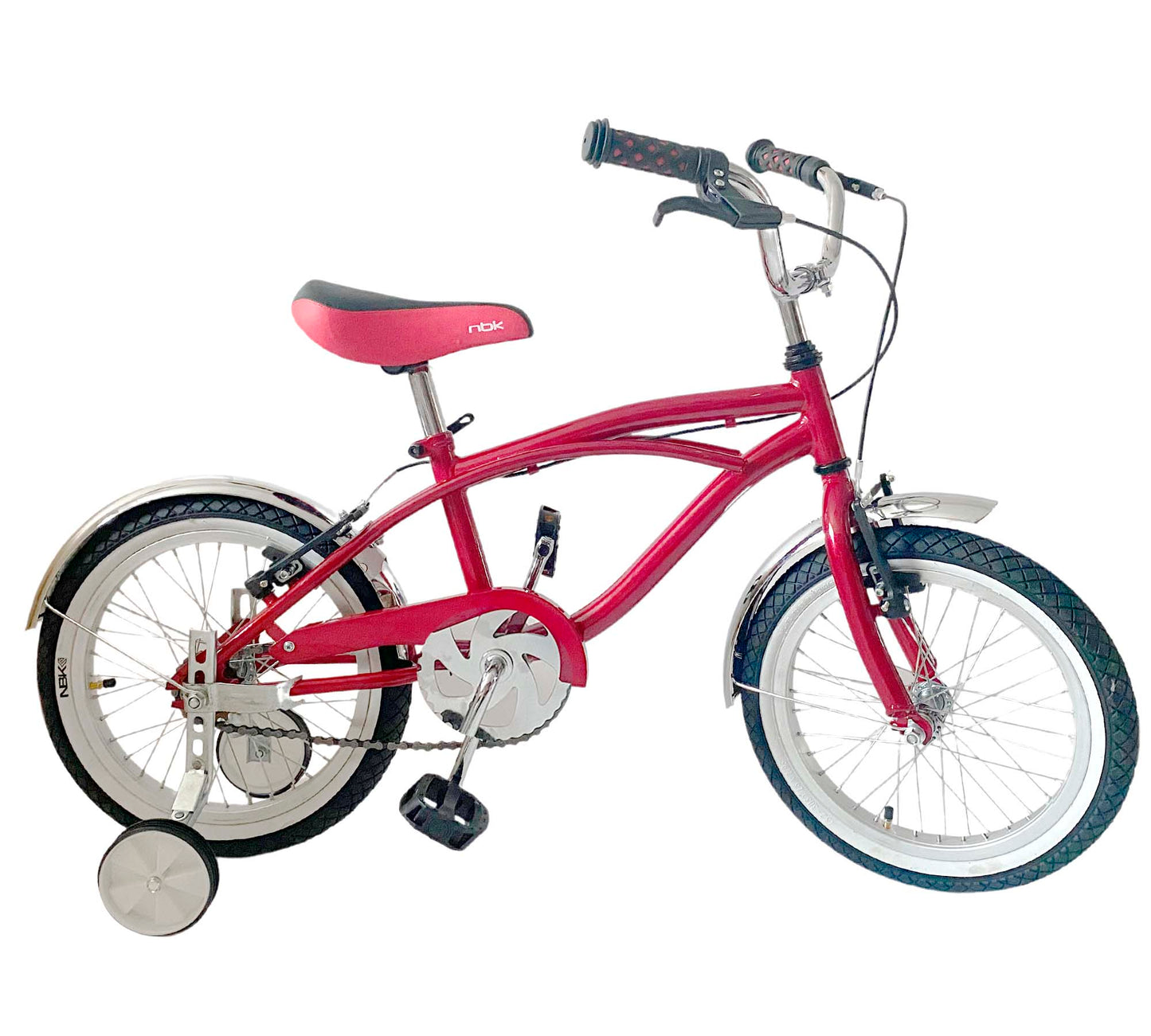 Bicicleta Niño Rodado 16 Cruiser Infantil Pedalé Roja