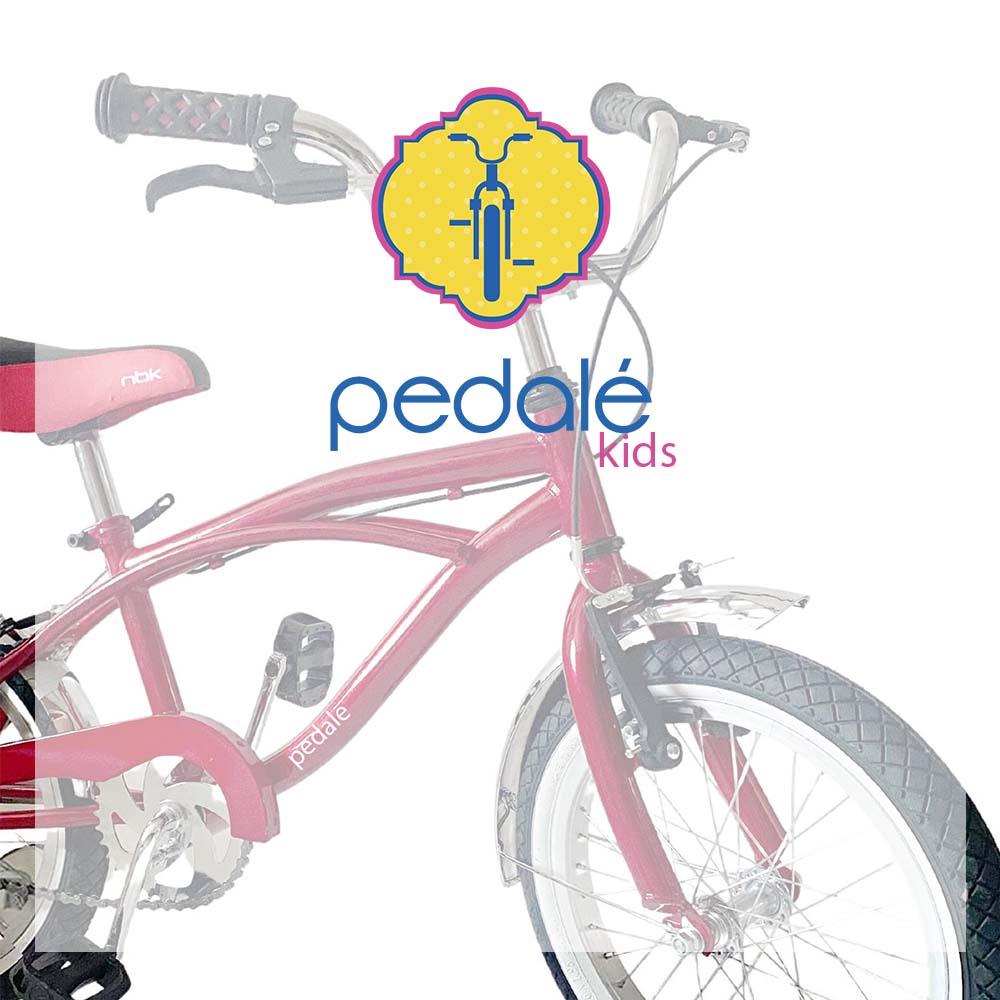 Bicicleta Niño Rodado 16 Cruiser Infantil Pedalé Roja