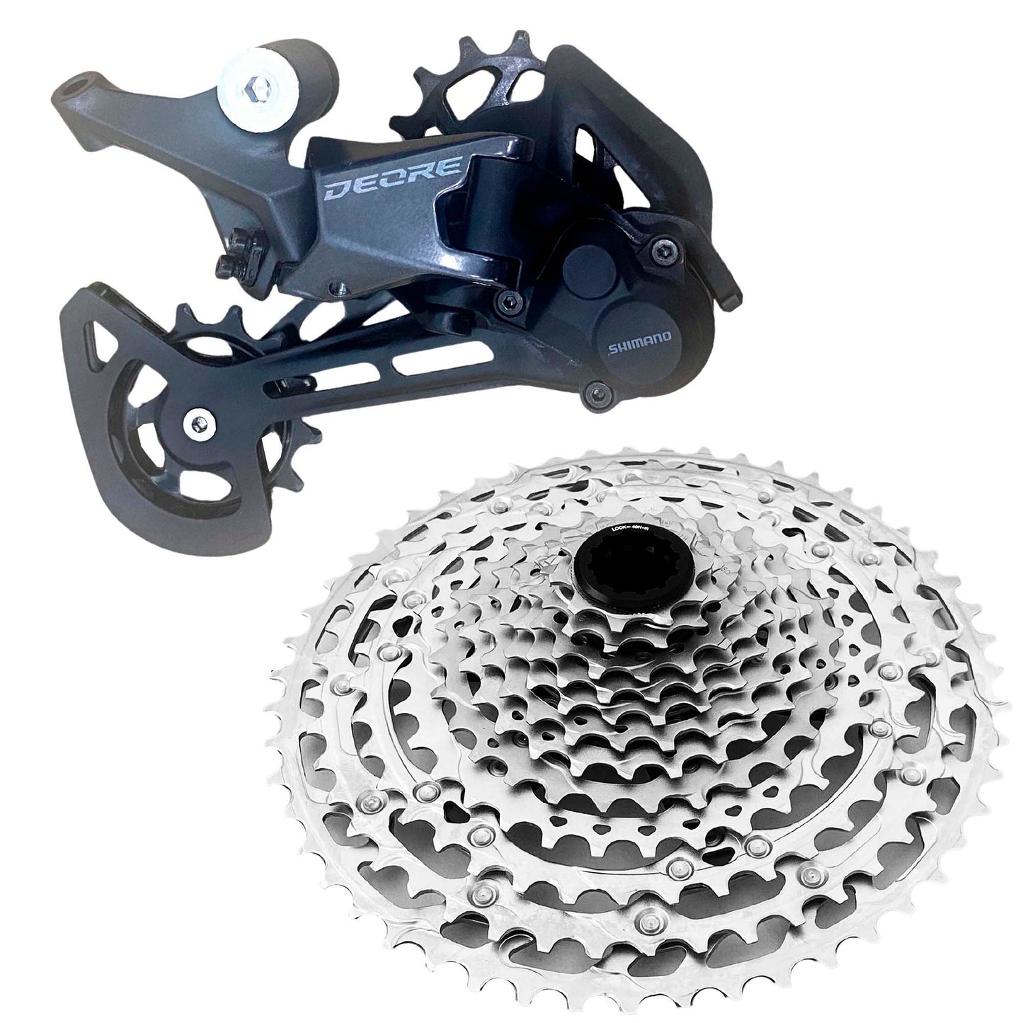 Cambio Trasero Shimano 12 Pasos Velocidades Y Cassette Deore M6100
