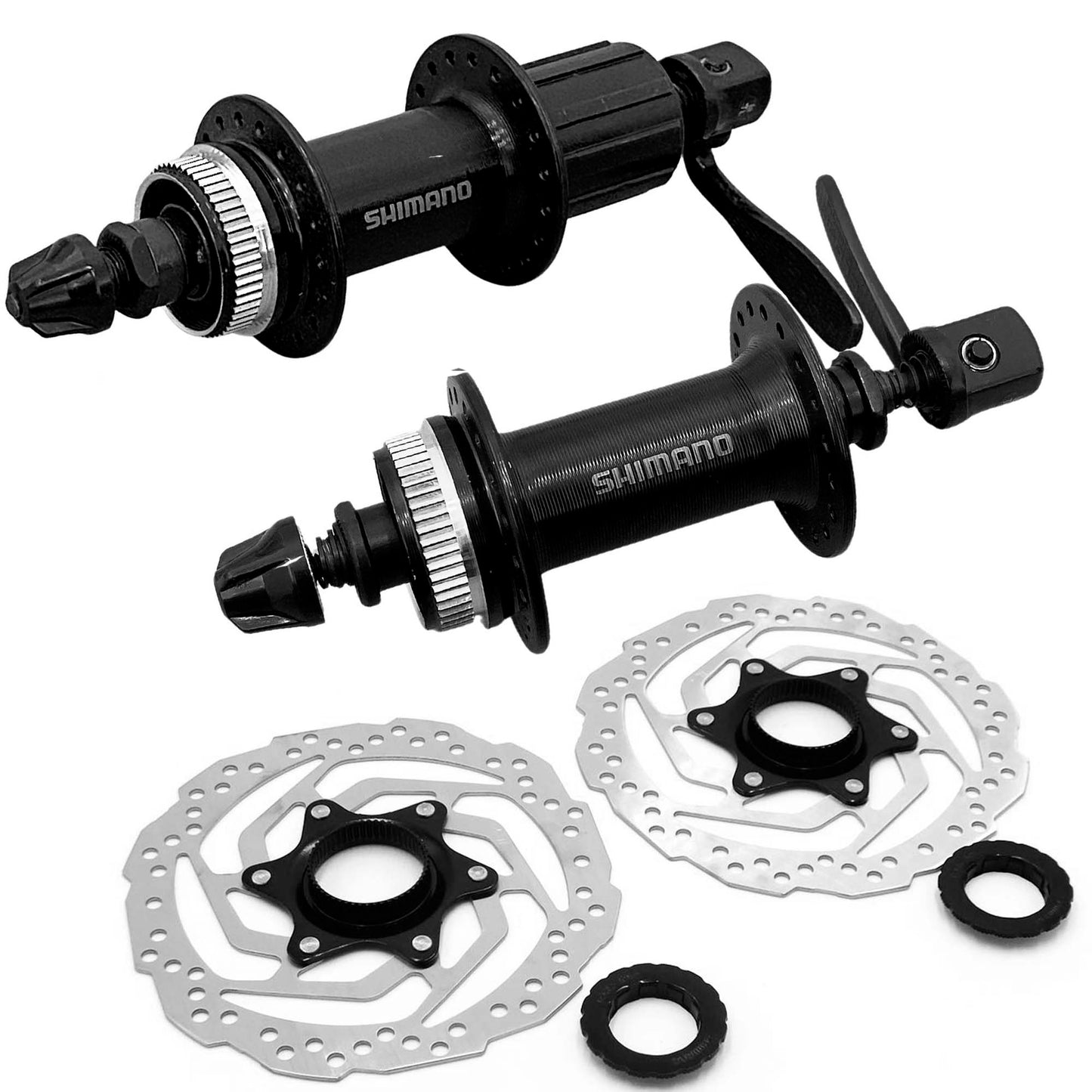 Mazas y Rotores para freno de Disco Disco Shimano Tourney Tx-505 Center Lock Par