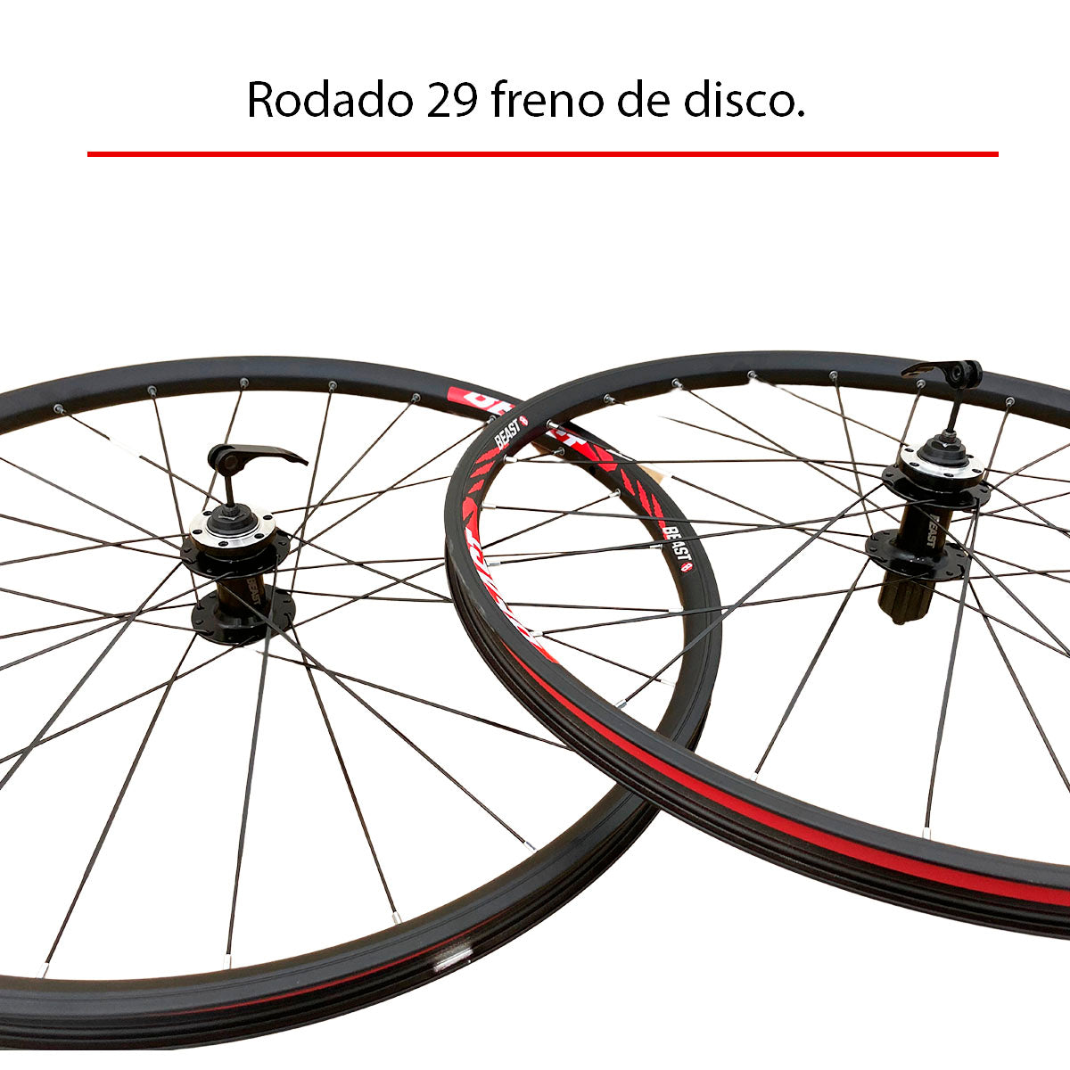 Rines Bicicleta 29 Mtb De Aluminio Freno De Disco 24h Par