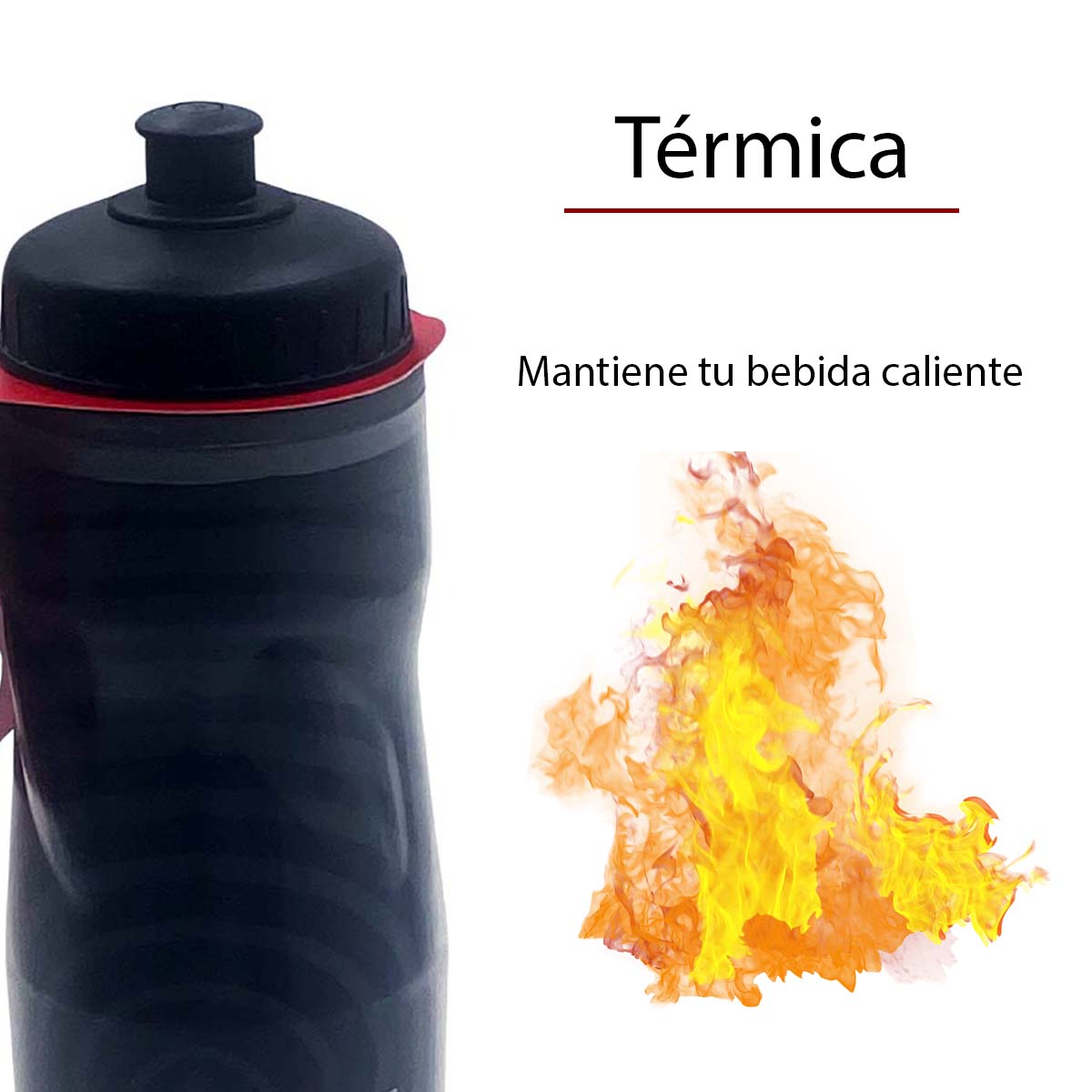 Ánfora botella de agua insulada para ciclismo 750ml Beast Mtb Kodiak