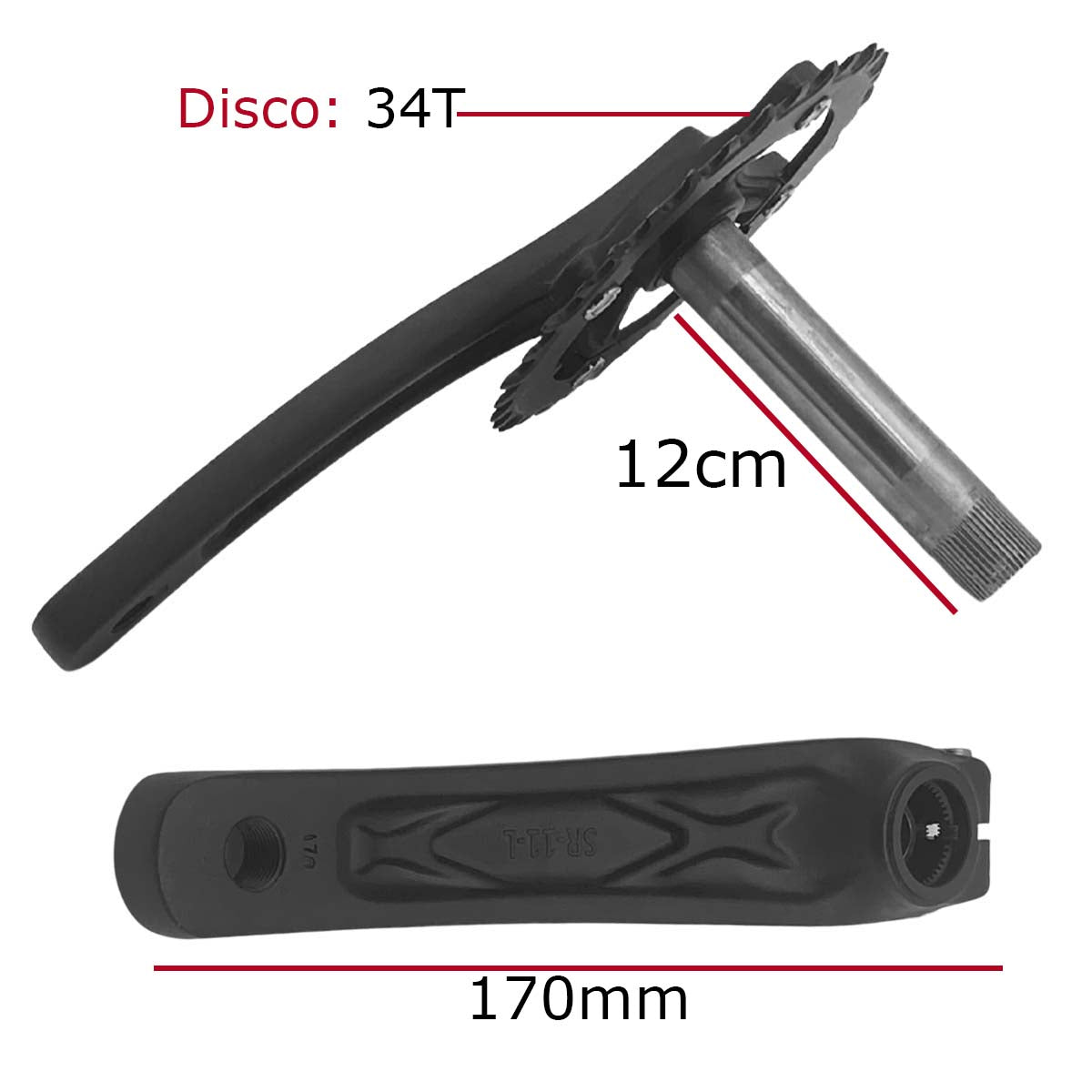 Transmision Grupo Bicicleta Beast Mtb 1x11 Pasos Monóplato