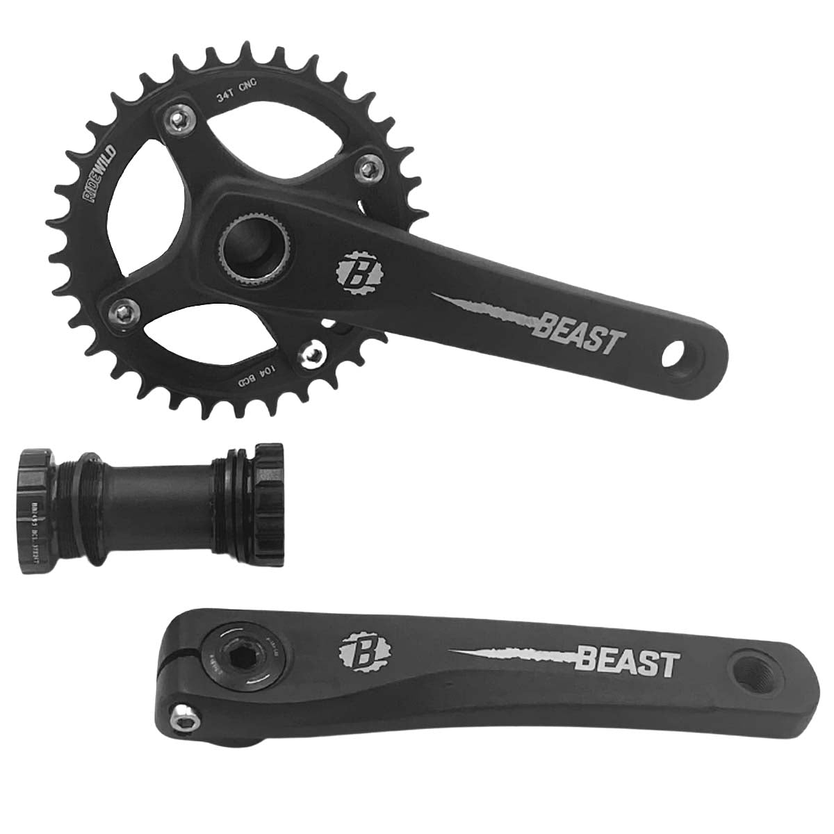 Transmision Grupo Bicicleta Beast Mtb 1x11 Pasos Monóplato