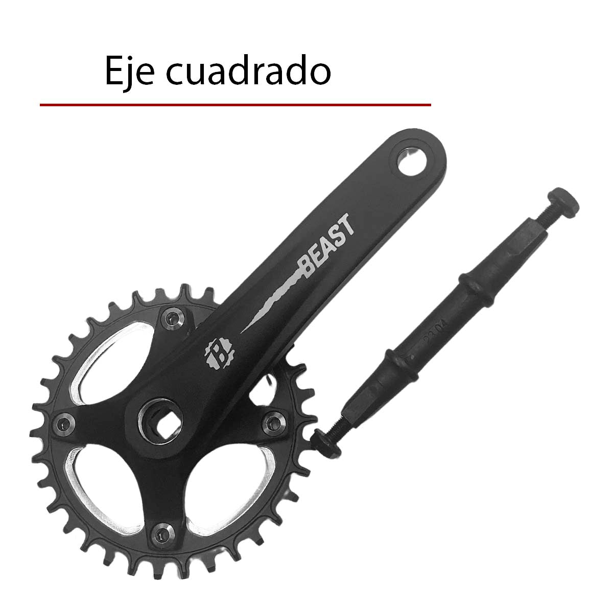 Multiplicación monóplato Beast Mtb 11 Pasos 34d con eje