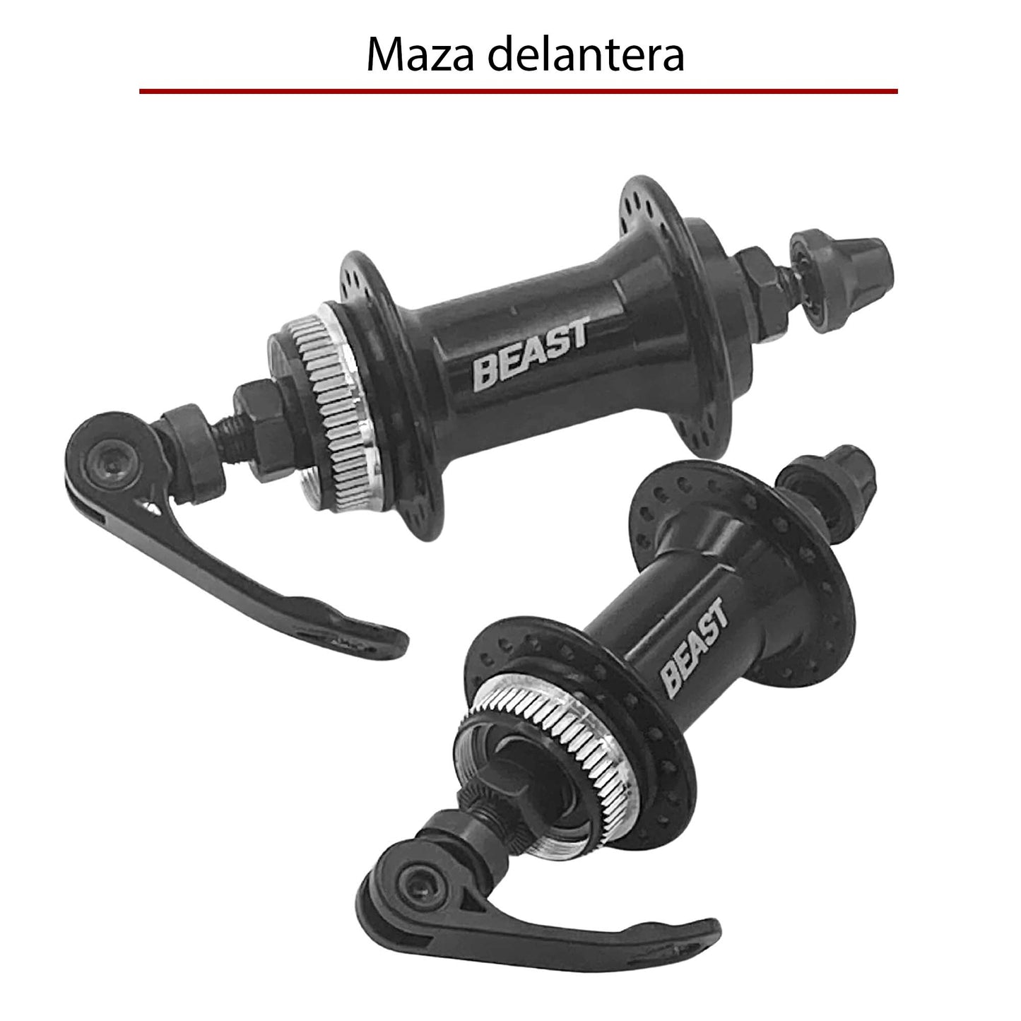 Juego de Mazas para Cassette Freno De Disco Beast Mtb Selladas 8/9/10 pasos Center Lock 36 Hoyos