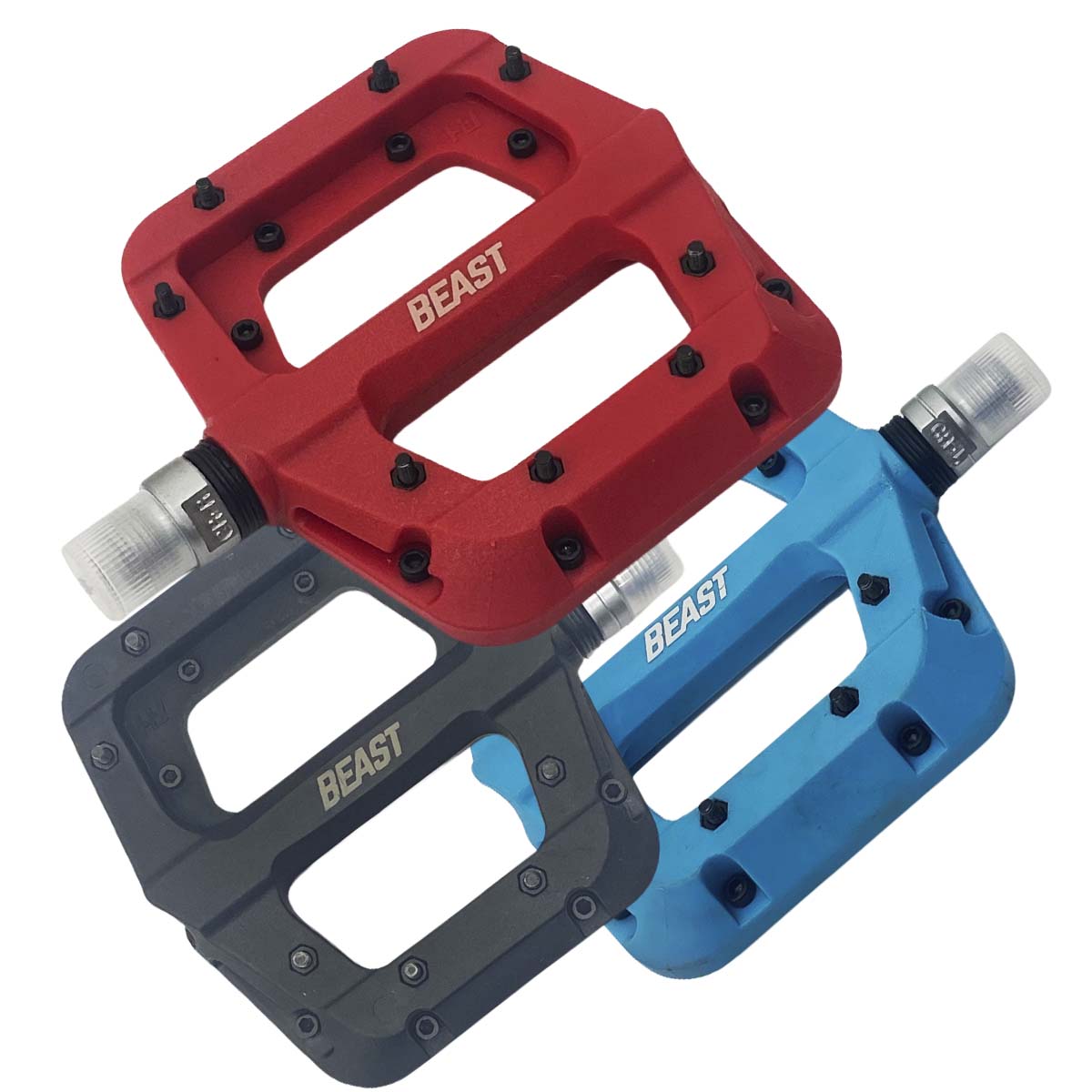 Pedales para bicicleta Beast Mtb Kodiak Acero 9/16