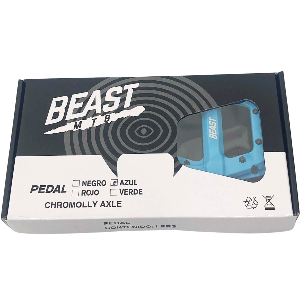 Pedales para bicicleta Beast Mtb Kodiak Chromolly 9/16