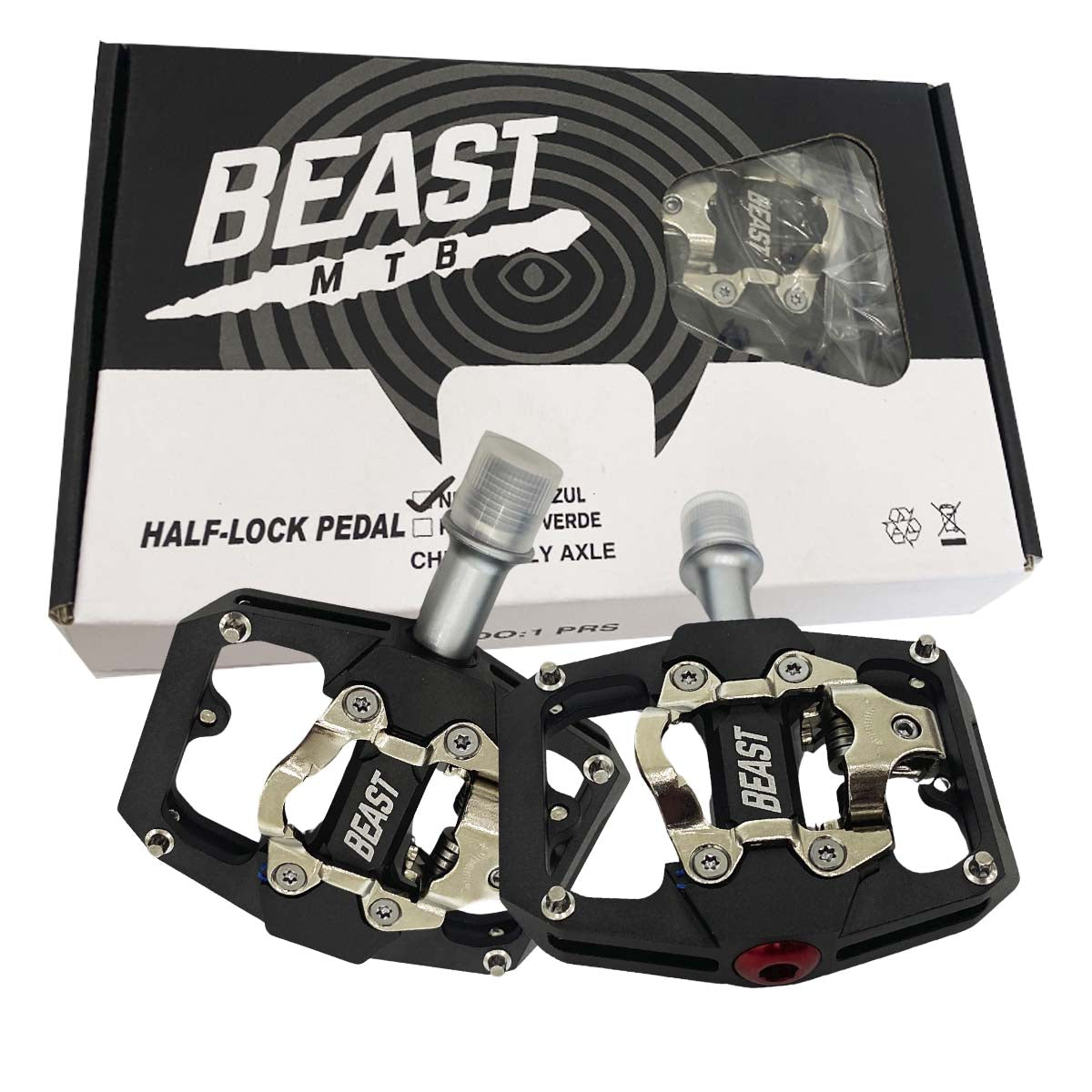 Pedales Para Bicicleta De Montaña Mtb Plataforma Beast Mtb