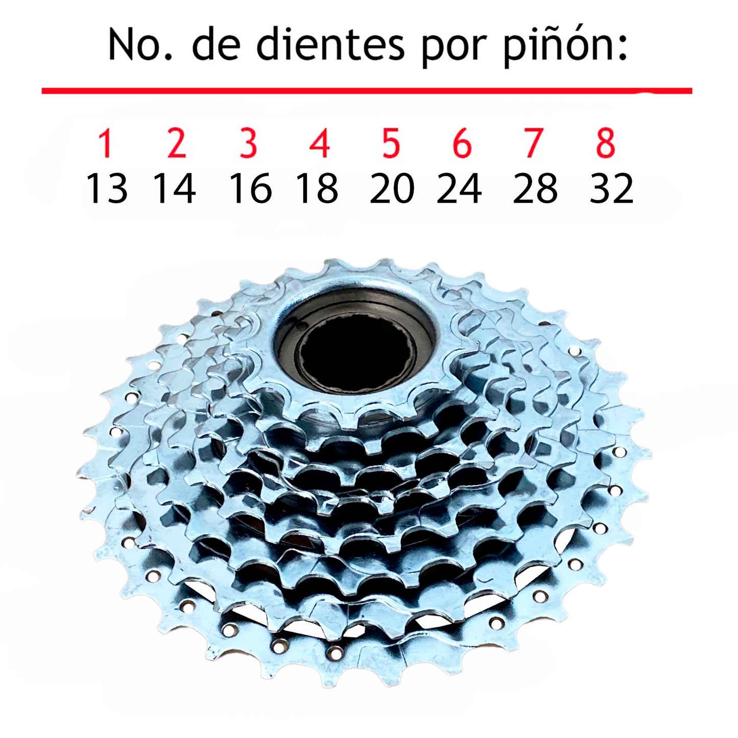 Rueda Libre Sprocket Mtb Beast 8 Pasos 13 32d