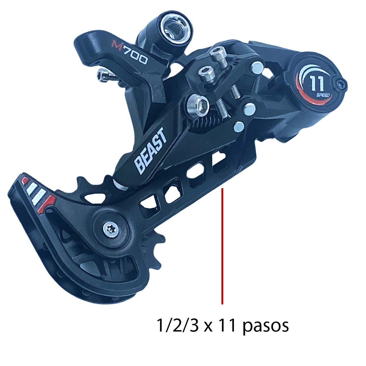 Cambio trasero para bicicleta Beast Mtb 11 Pasos Velocidades