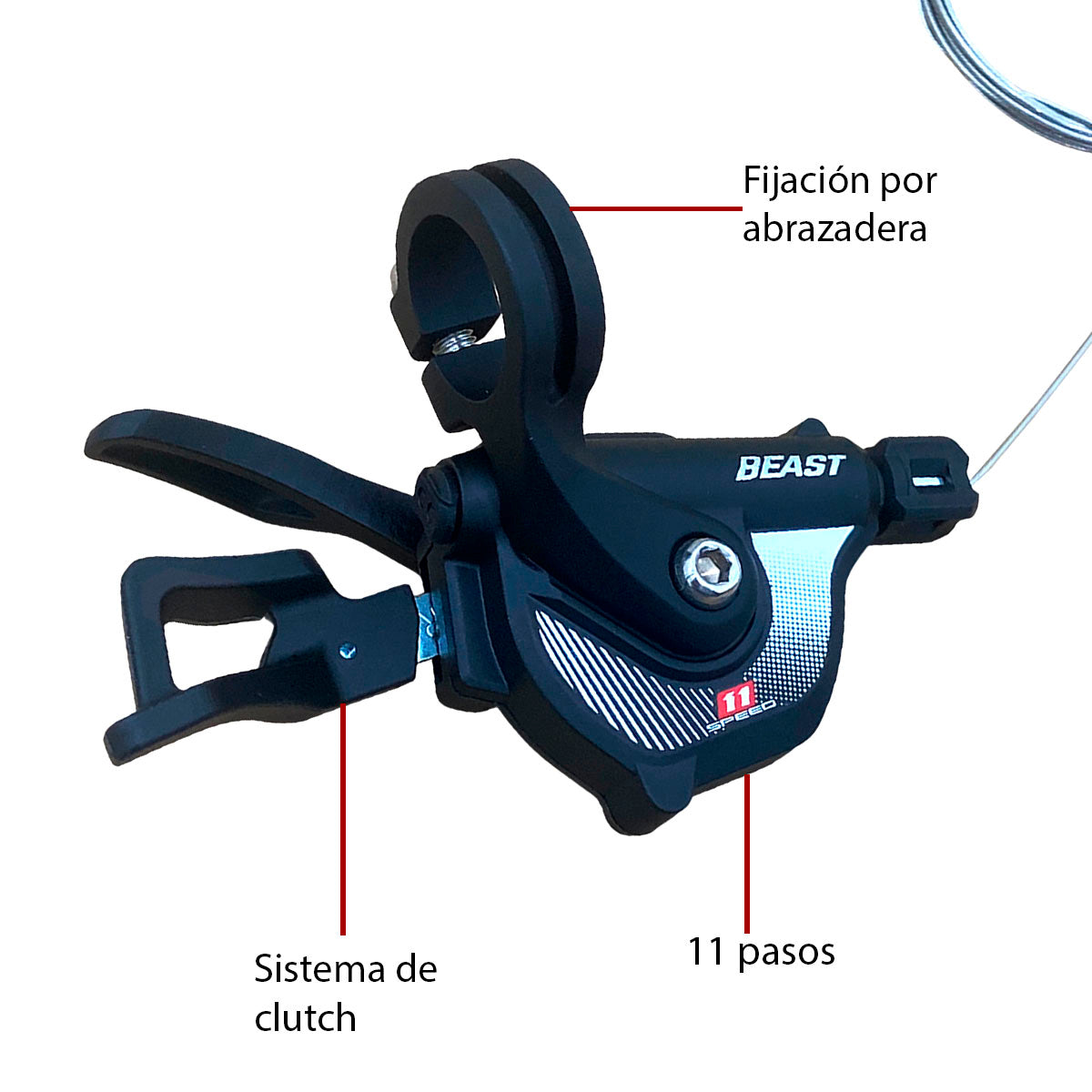 Transmisión Grupo Bicicleta Beast Mtb 1x12 Pasos Velocidades