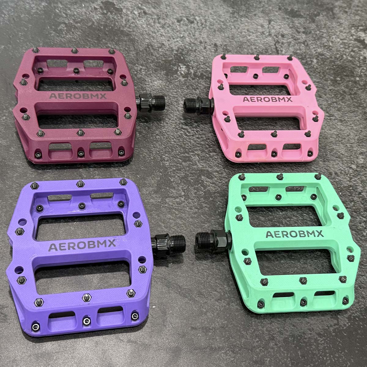 Pedales bmx Aerobmx 360° de acero