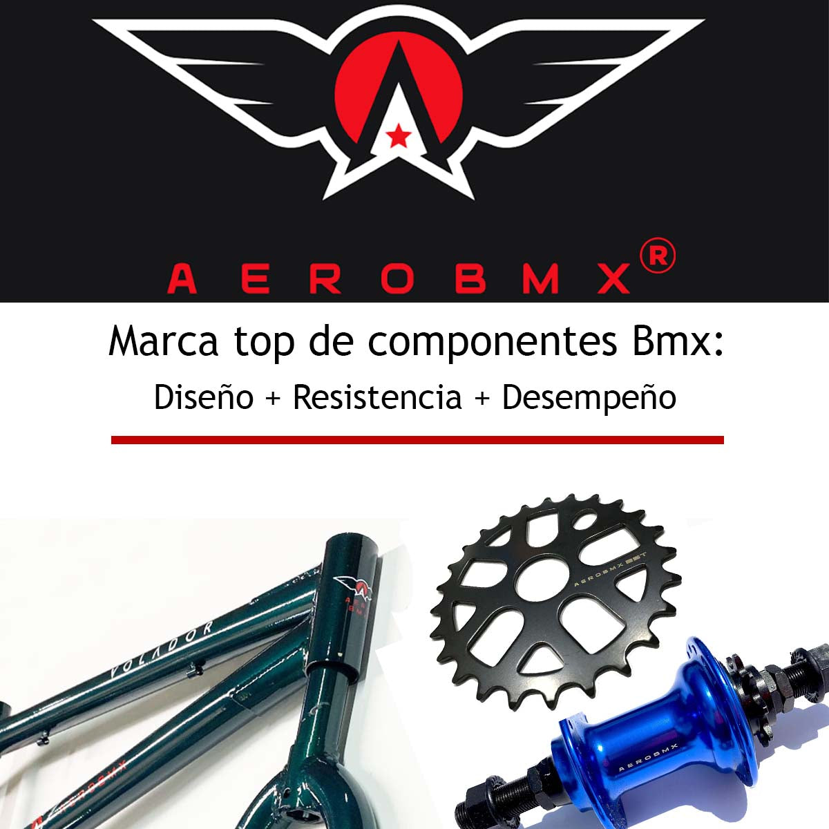 Poste Manubrio Bmx Aerobmx Para Rotor 22.2mm