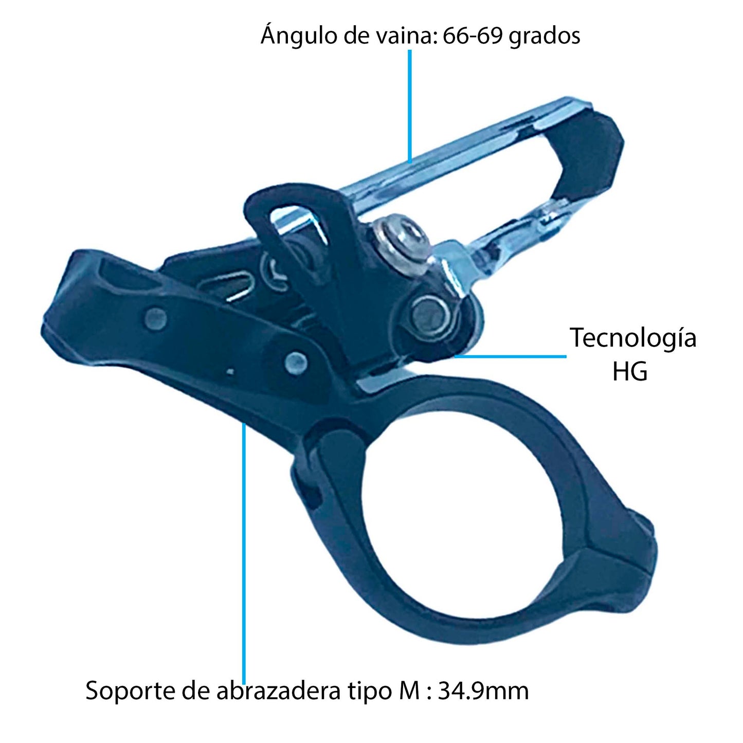 Desviador Delantero Shimano Deore Fd-m5100 2 X 11 Velocidades