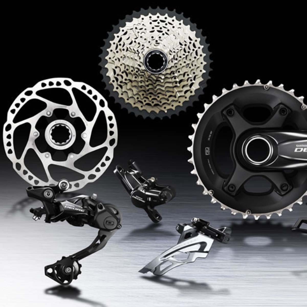 Cambio Trasero Shimano Deore 10 Pasos Velocidades Y Cassette