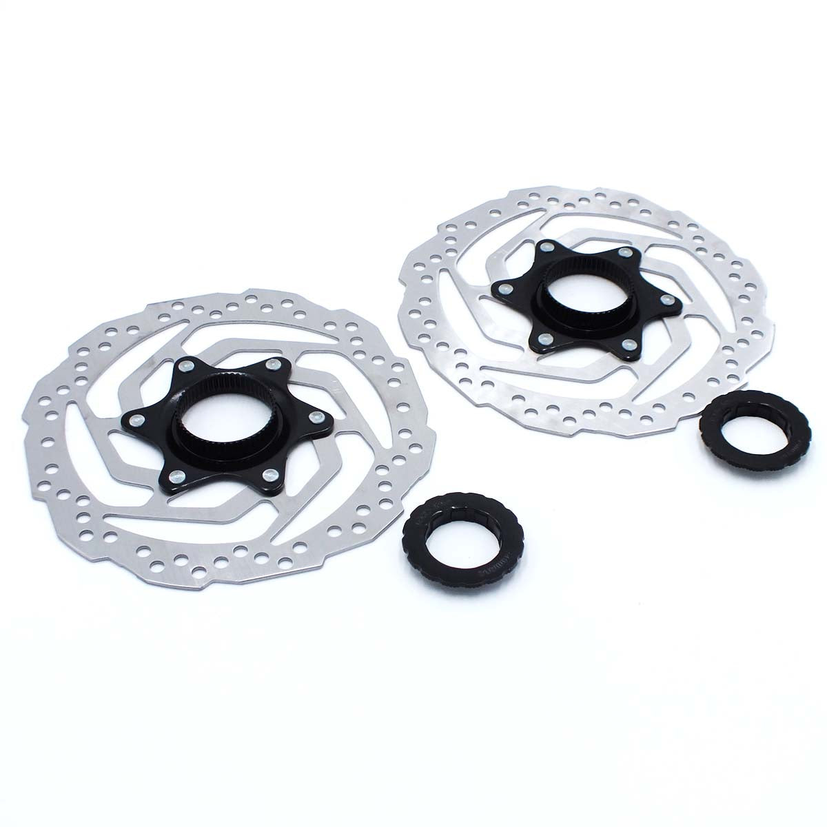 Frenos De Disco Hidráulicos para Bicicleta Shimano con rototes 160mm y Mazas center lock