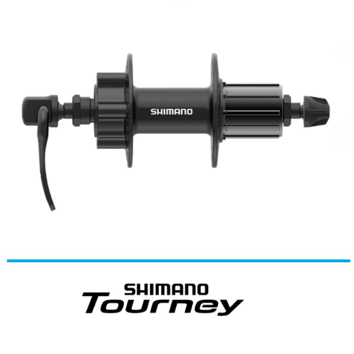 Maza Trasera Shimano Tourney Tx506 6 Tornillos 8/9/10 Velocidades