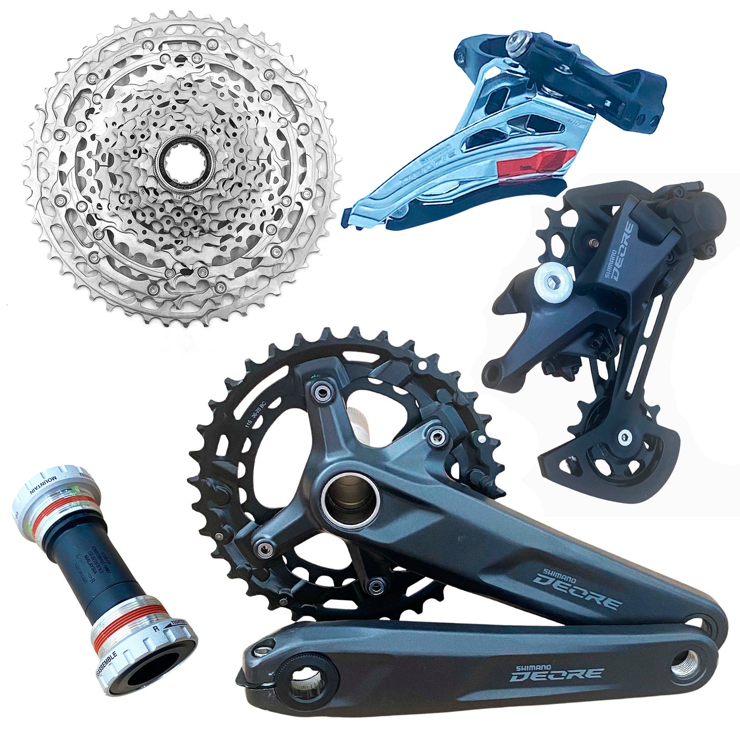 Transmisión Grupo Shimano 2x11 Pasos Deore M5100