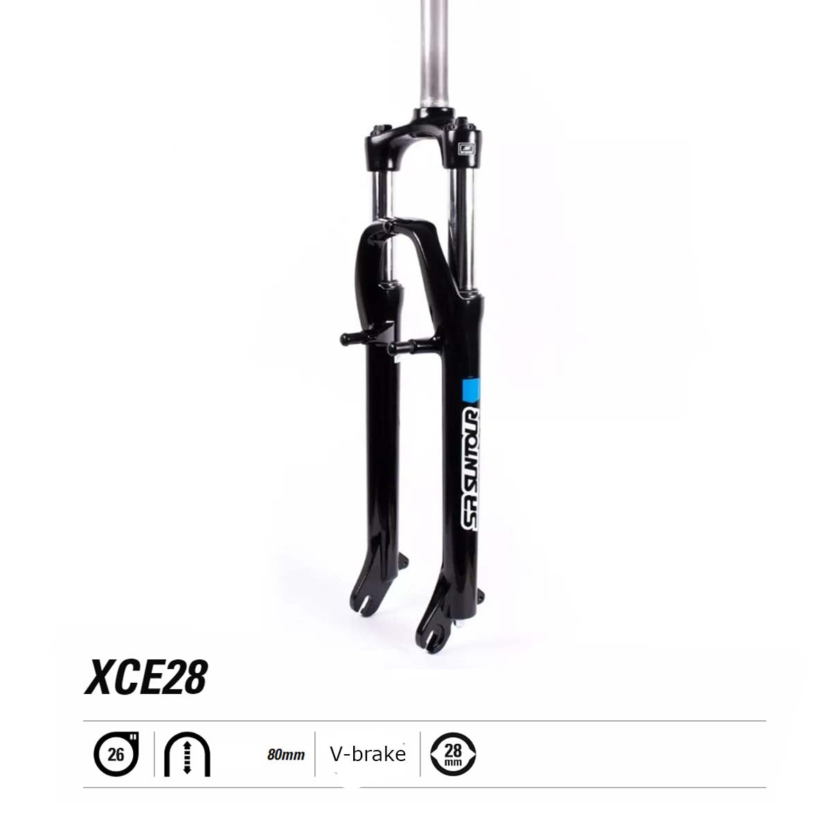 Suspensión Horquilla Suntour Xce 26 Freno V-brake Regulable