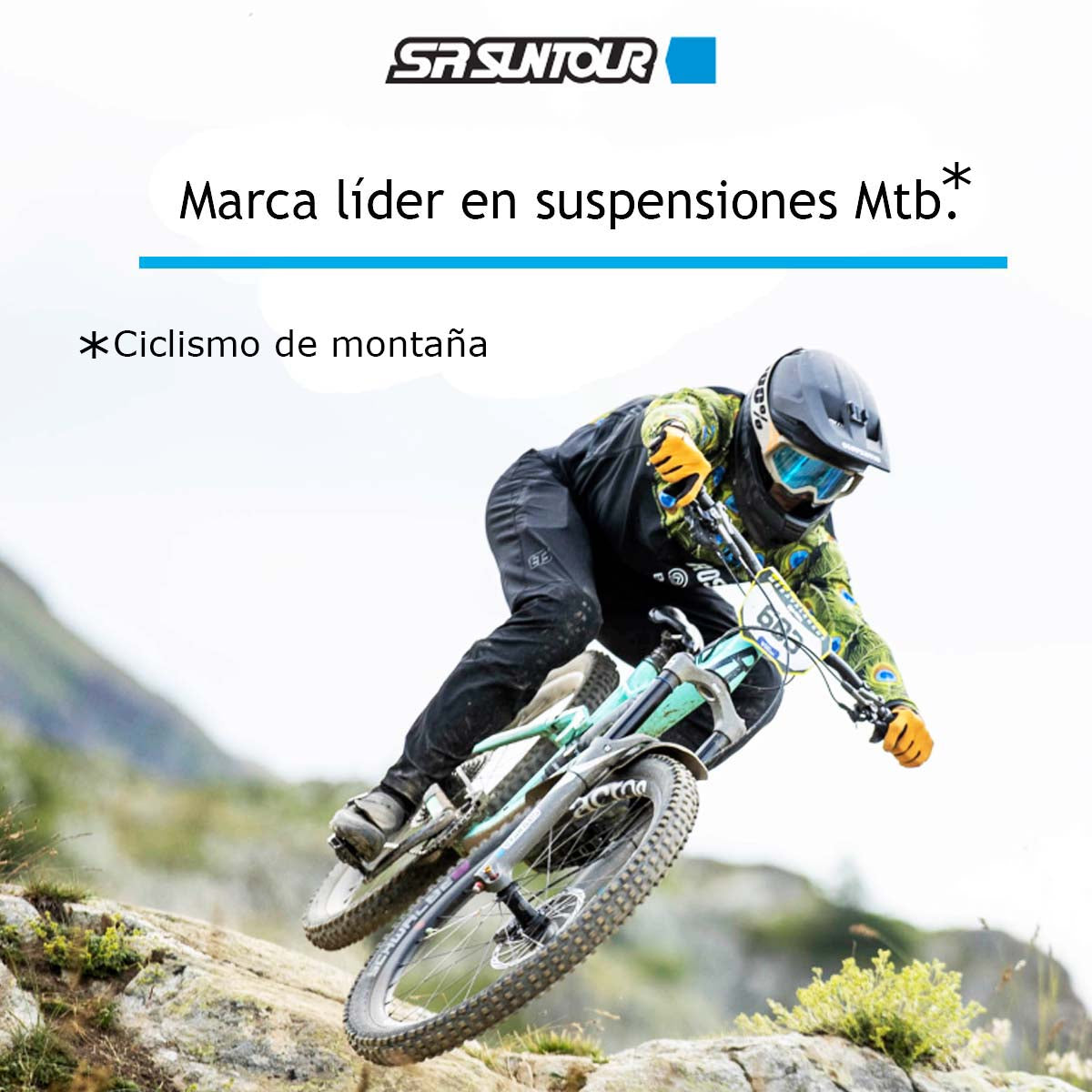 Suspension horquilla 26 Sr Suntour XCE freno disco regulable