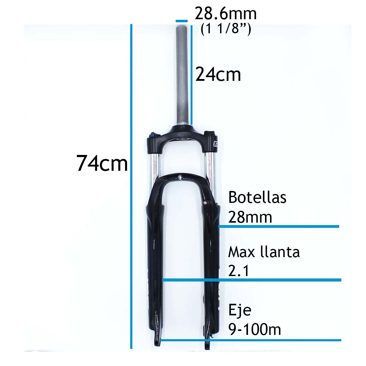 Suspension Horquilla Sr Suntour Xct 26 Freno de Disco 100mm