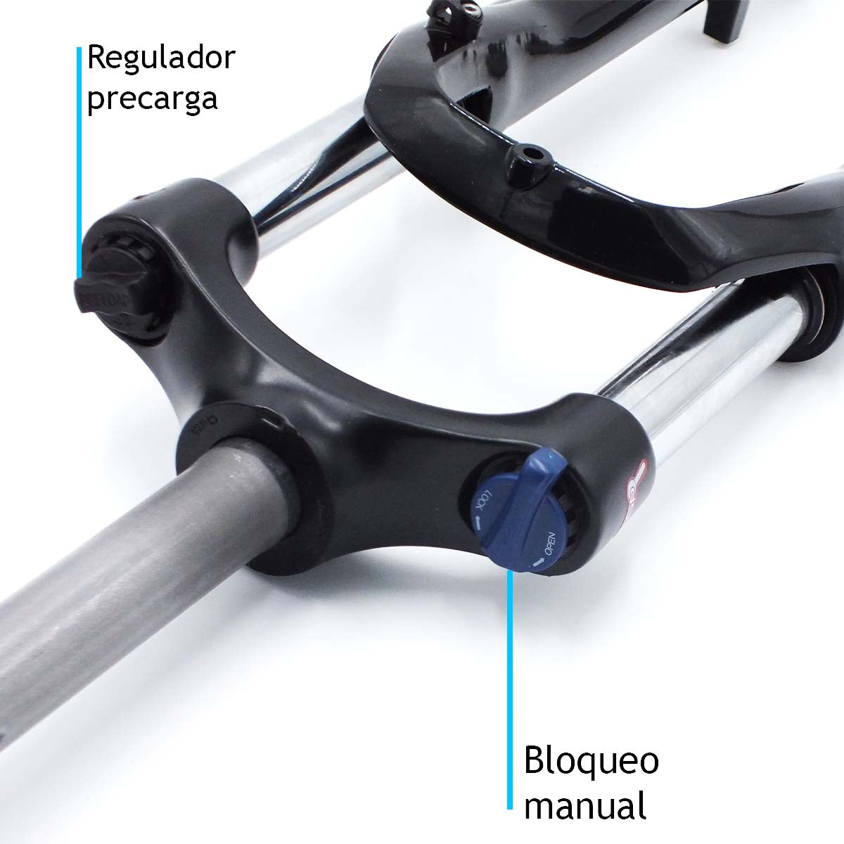 Suspension Horquilla Sr Suntour Xct 26 Freno de Disco 100mm
