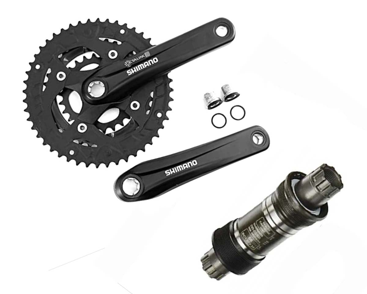 KIT MULTIPLICACIÓN SHIMANO ALIVIO FC-T4010 9 PASOS + EJE