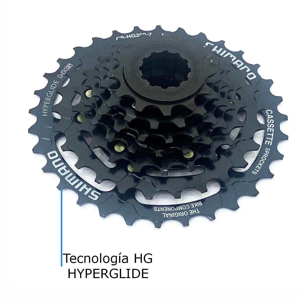 Cassette Sprocket Shimano Tourney cs-hg200 7pasos 12-28d Mtb