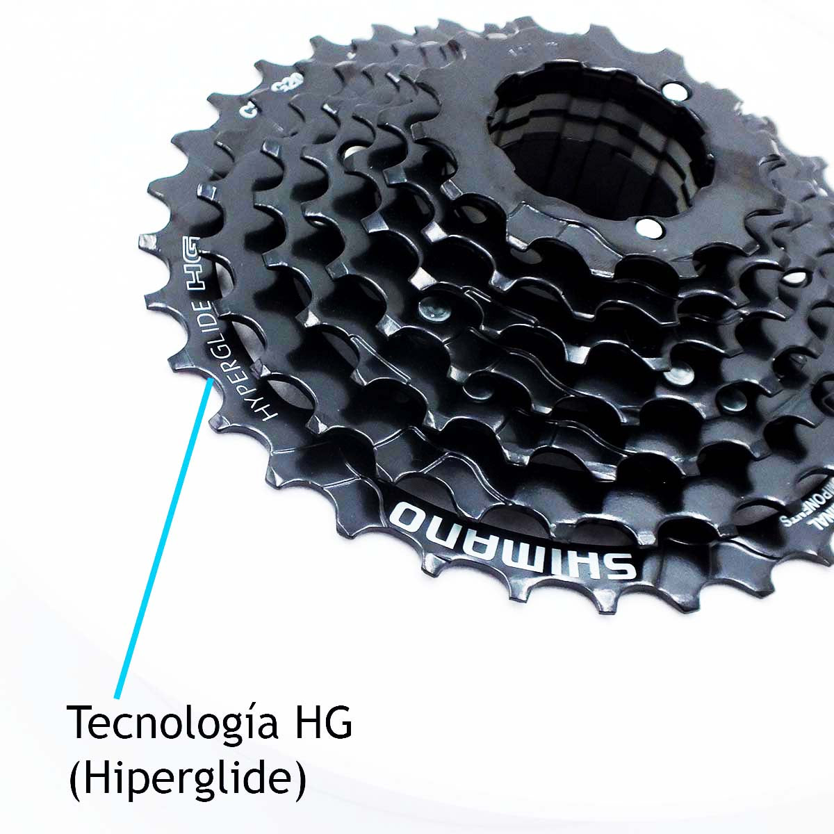 Cassette Sprocket Shimano Tourney cs-hg200 8 pasos 12-32d Mtb