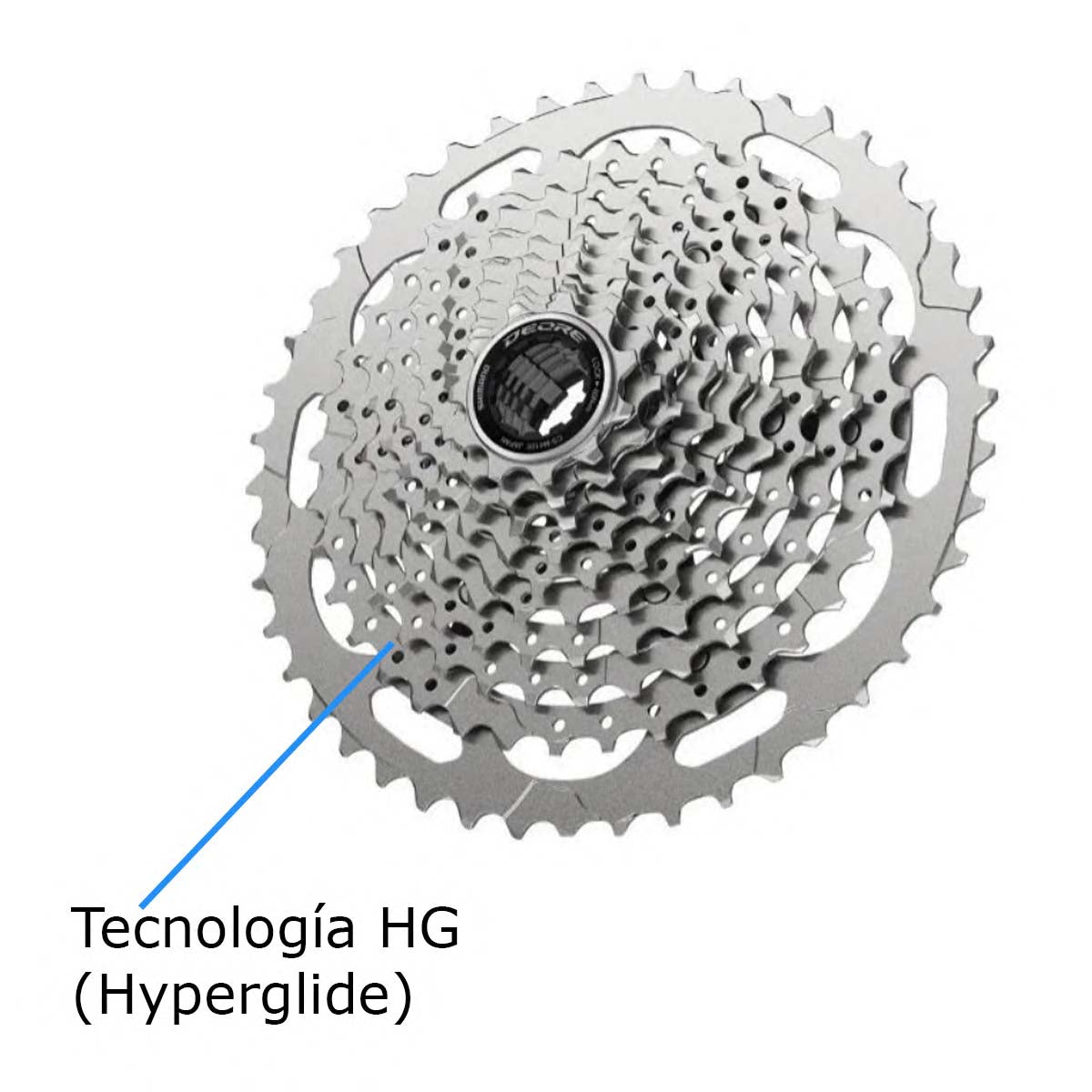 Cassette Sprocket Shimano Deore Cs-M4100 10 Pasos 11-42