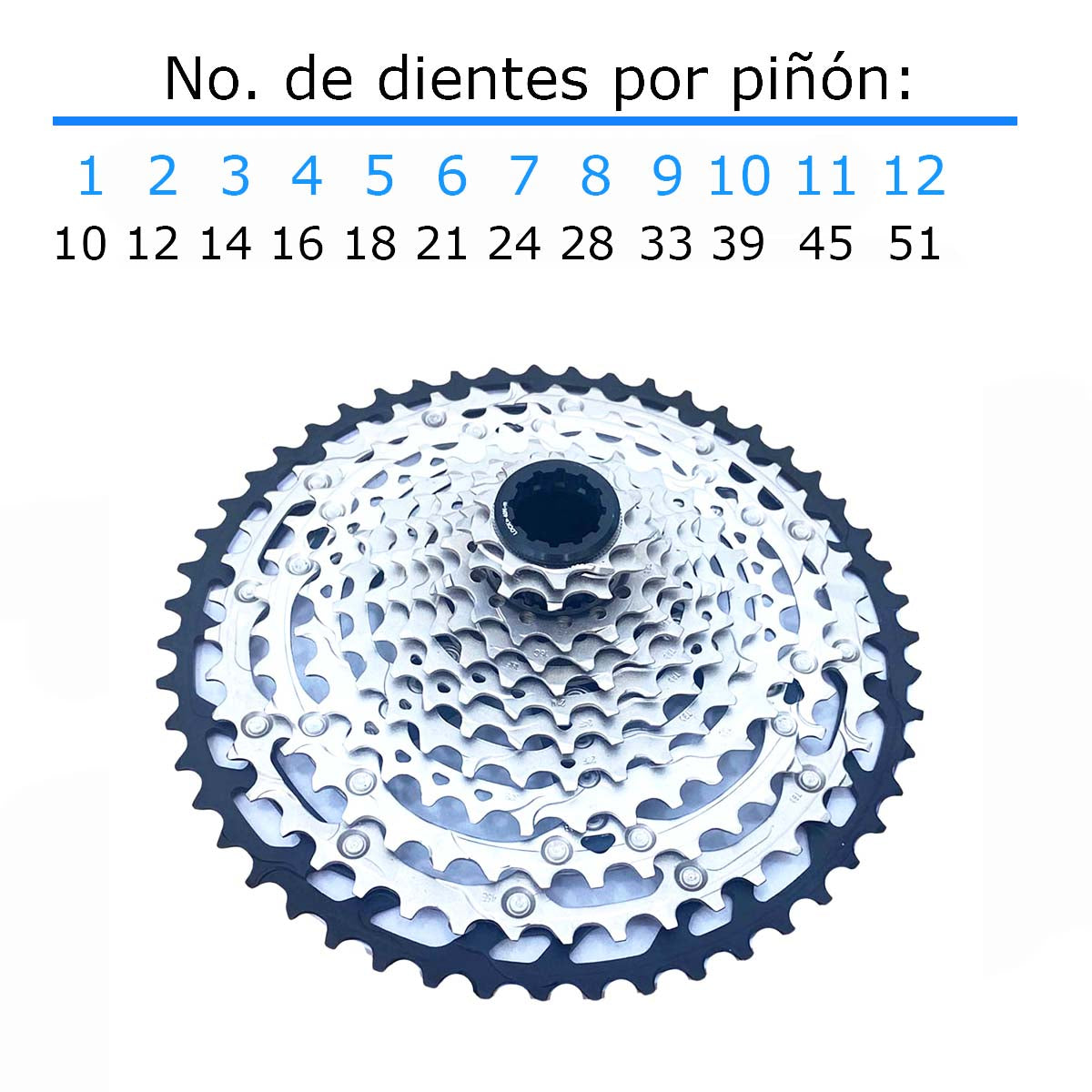 Cassette Sprocket Mtb Shimano Slx-m7100 12 pasos 10-51d