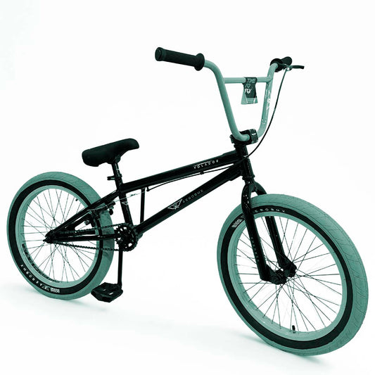 Bicicleta Bmx Aerobmx Volador Centro Americano Rodado 20 color negro-gris