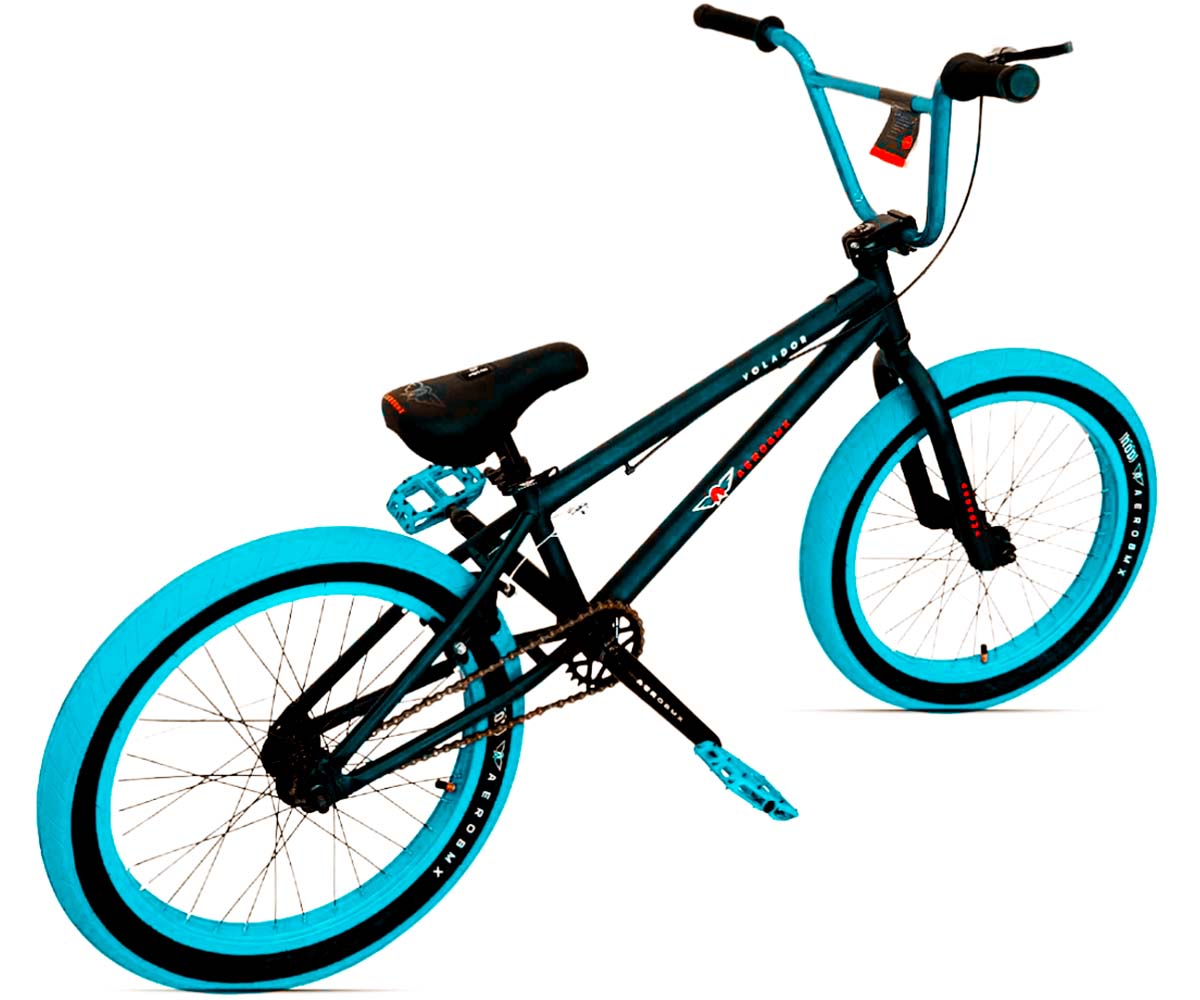 Bicicleta Bmx Aerobmx R20 Centro Mid Volador Pro Maza 14mm Pivotal Negro-menta