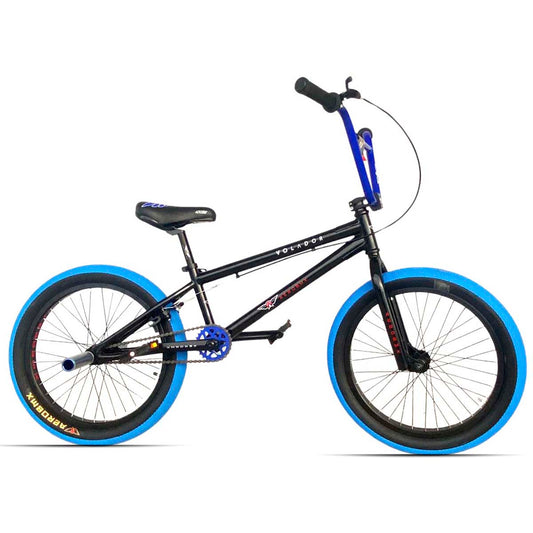 Bicicleta BMX Aerobmx Volador Centro Americano Rodado 20 bicolor negro-azul
