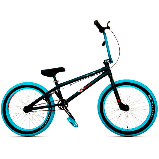 Bicicleta BMX Aerobmx Volador Centro Americano Rodado 20 bicolor negro-menta