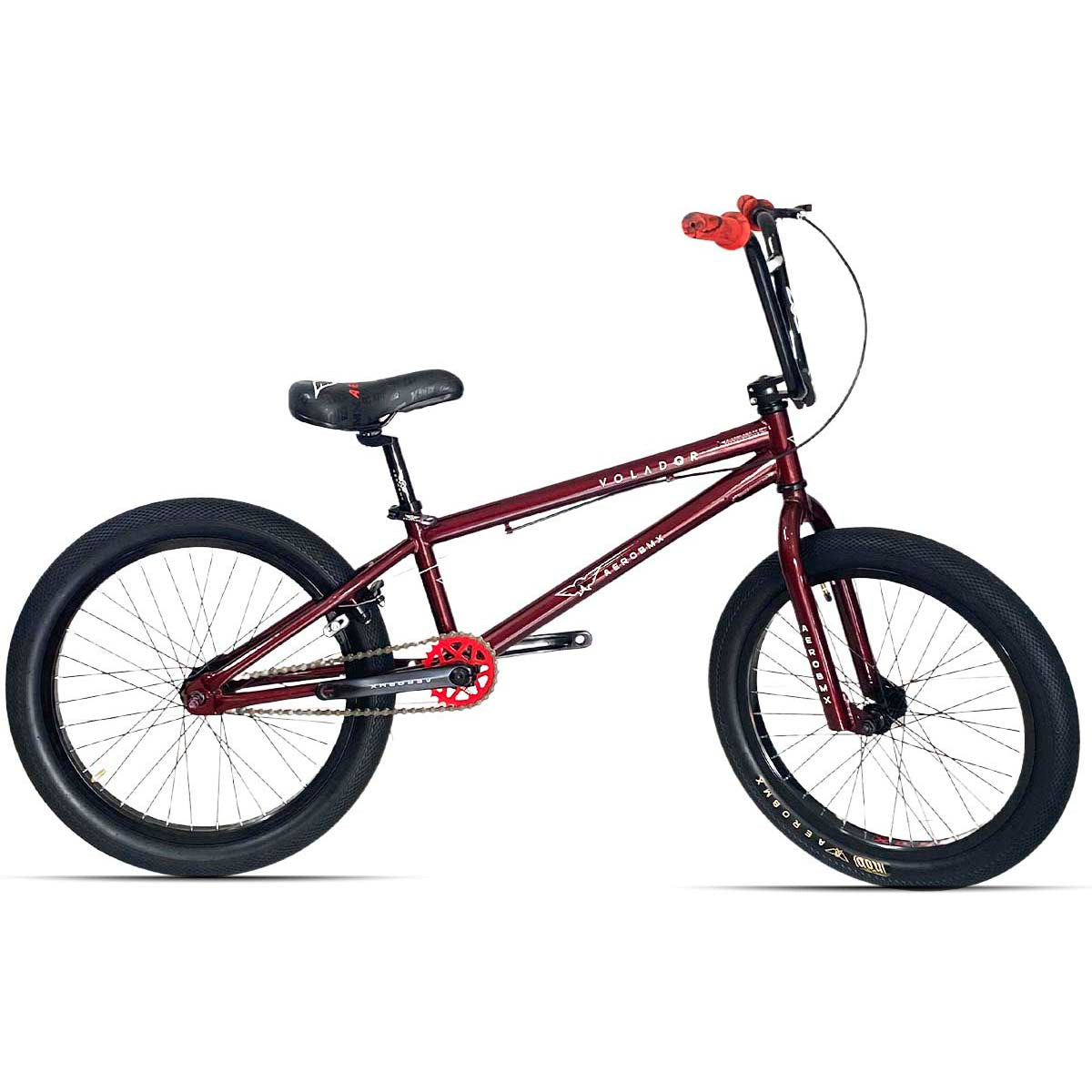 Bicicleta BMX Aerobmx Volador Centro Americano Rodado 20 color tinto