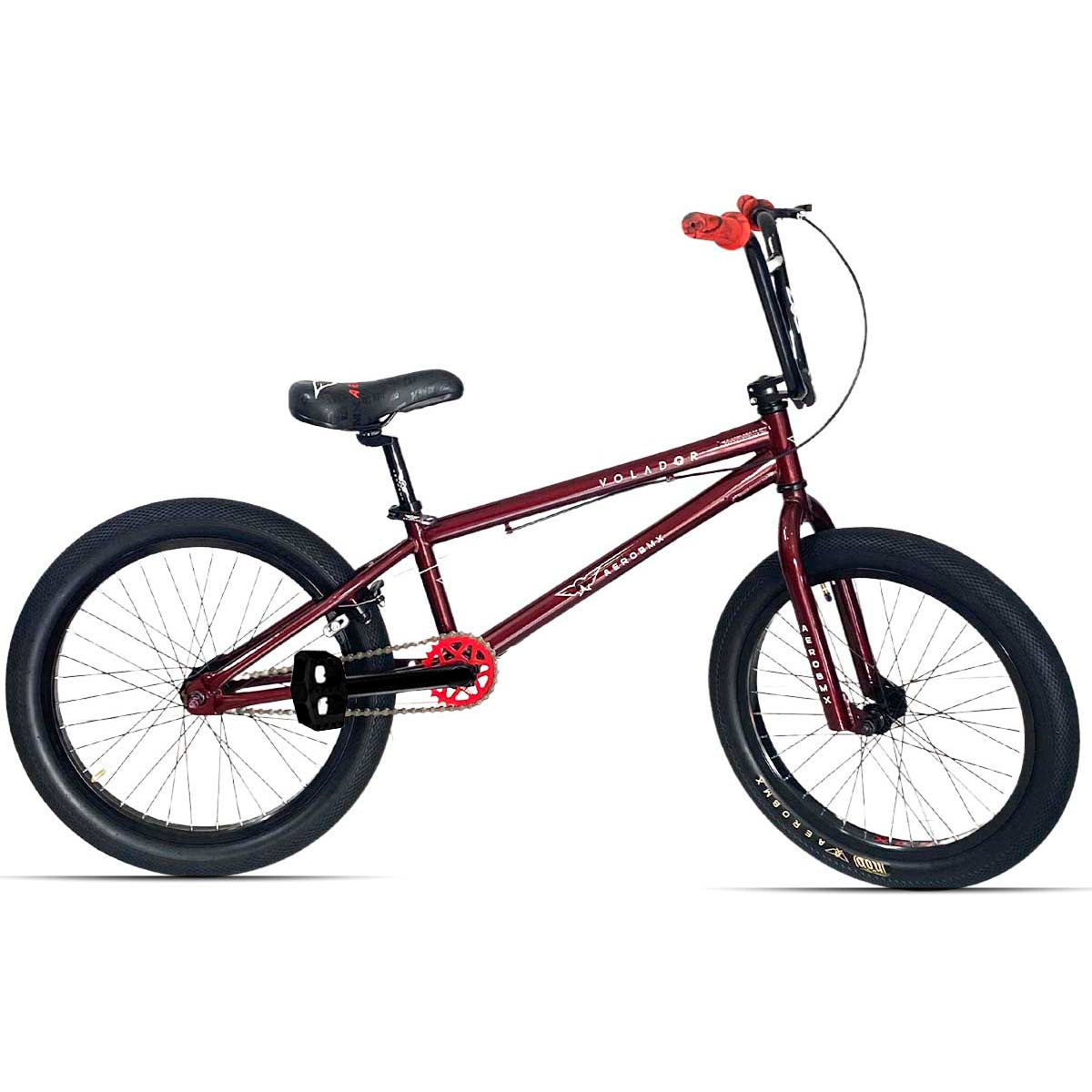 Bicicleta Bmx Aerobmx Volador Centro Americano Rodado 20 color tinto