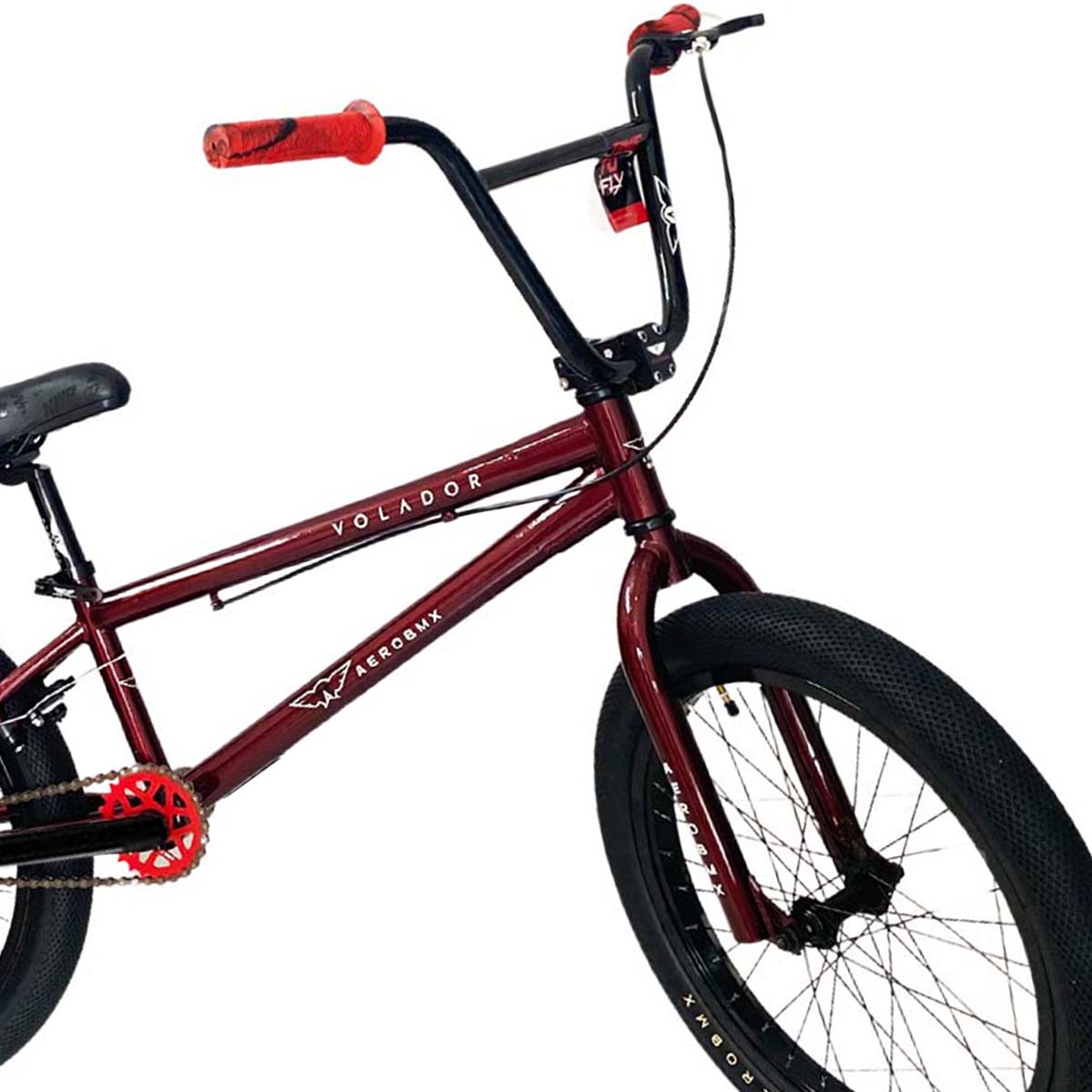 Bicicleta Bmx Aerobmx Volador Centro Americano Rodado 20 color tinto