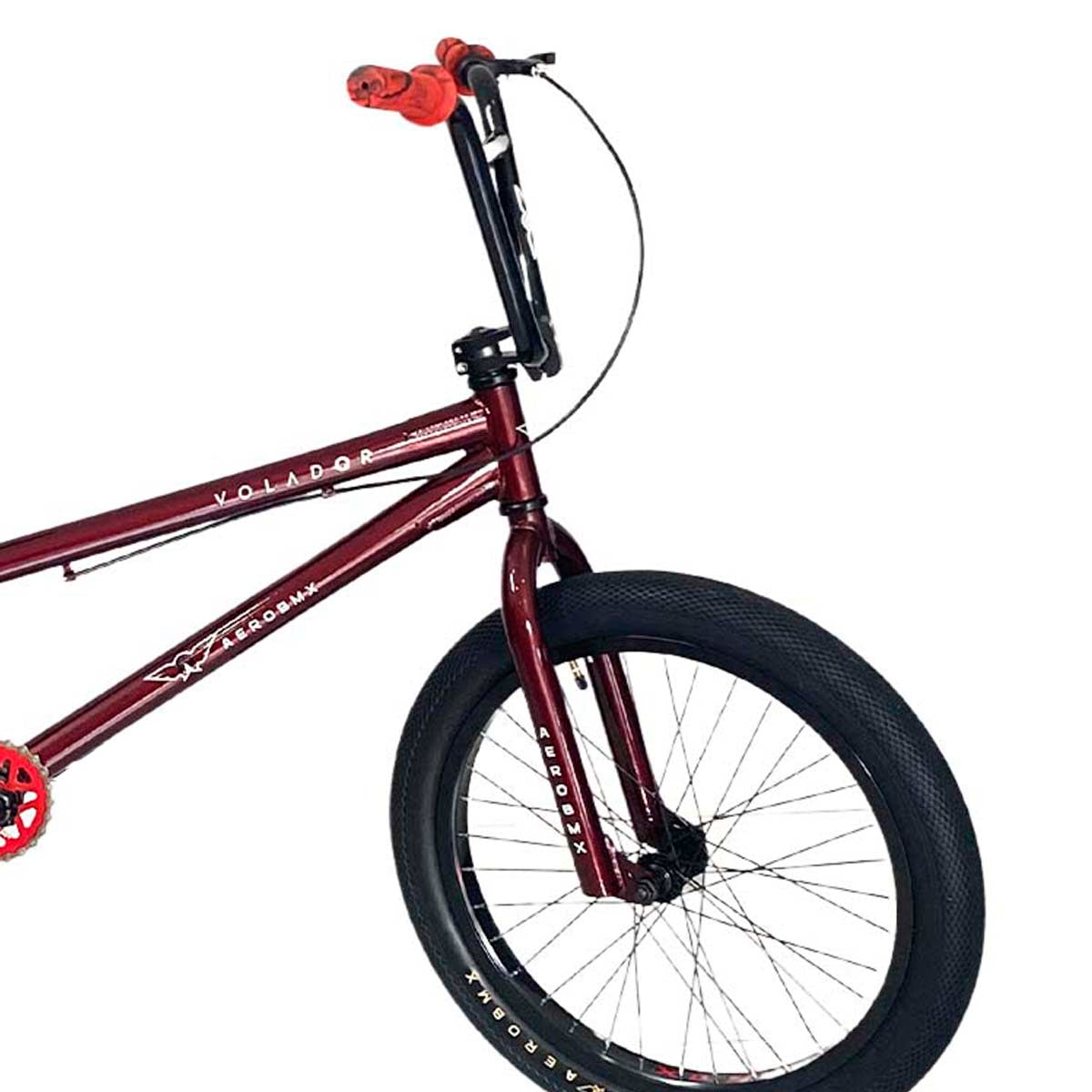 Bicicleta Bmx Aerobmx Volador Centro Americano Rodado 20 color tinto
